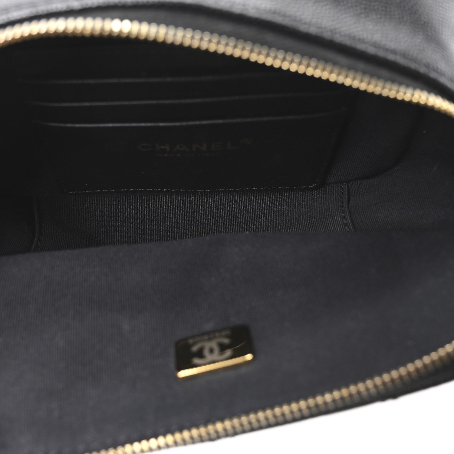 Caviar Quilted Mini CC You Camera Case Black