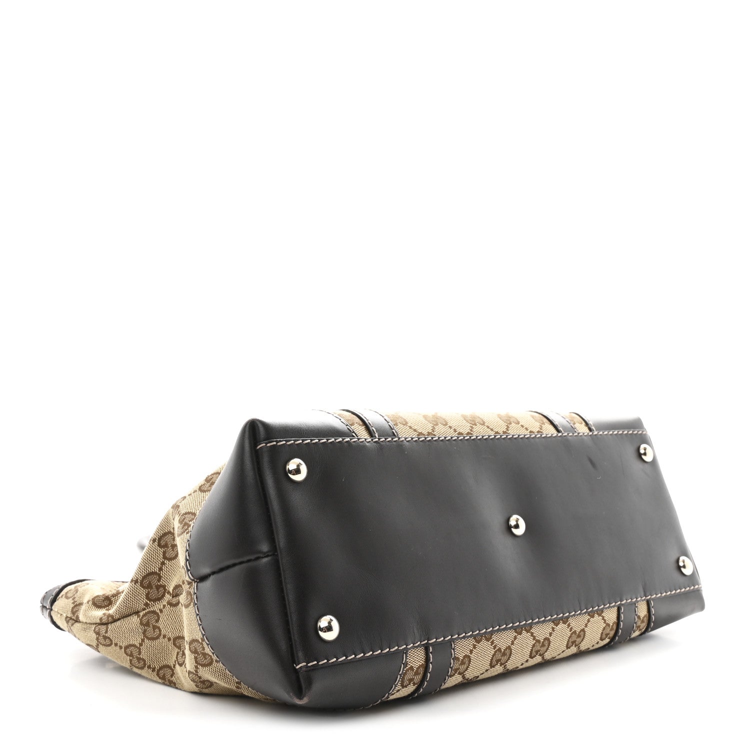 Monogram Small Lovely Heart Tote Dark Brown