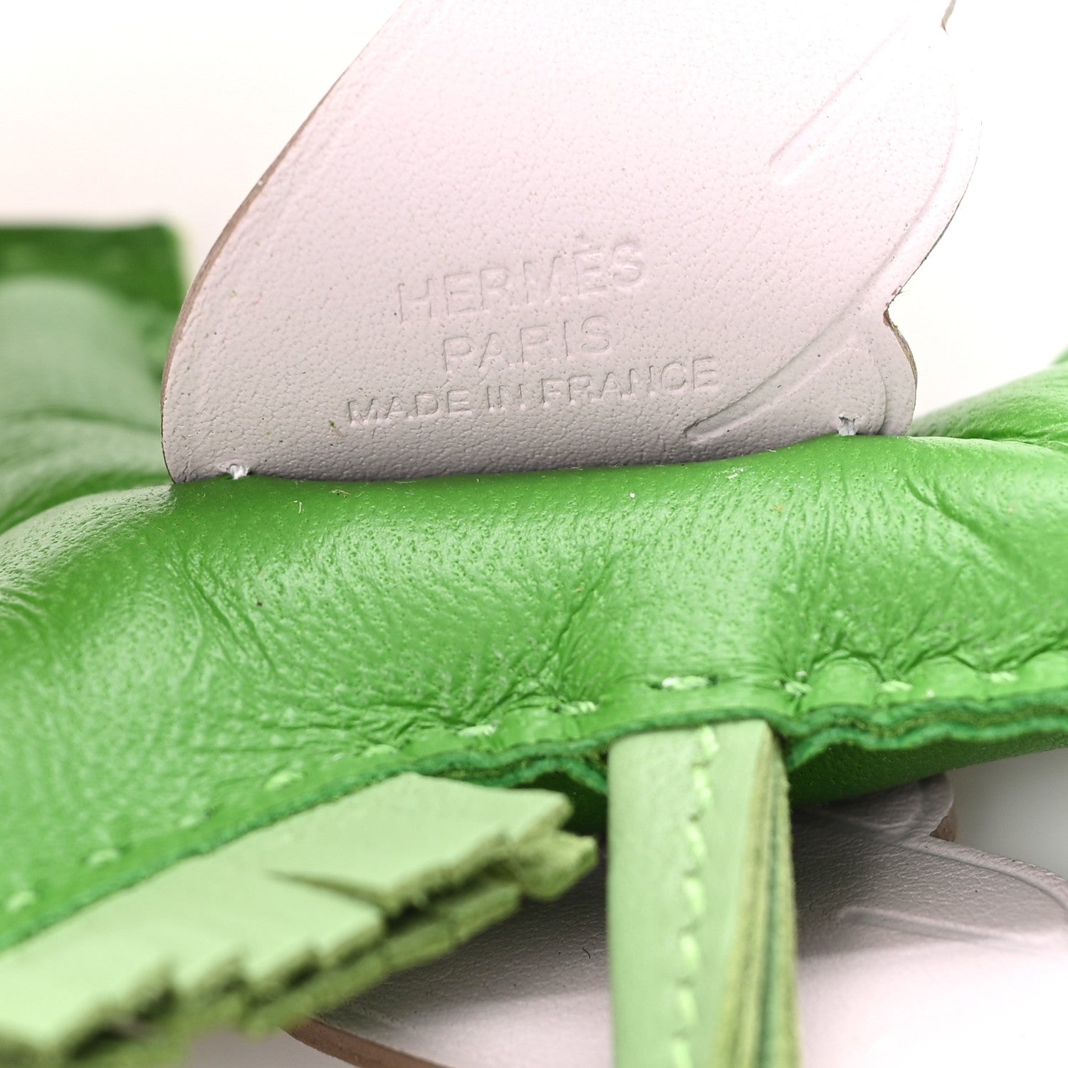 Milo Lambskin Grigri Rodeo Pegase Horse Bag Charm PM Vert Yucca Vert Criquet Mauve Pale