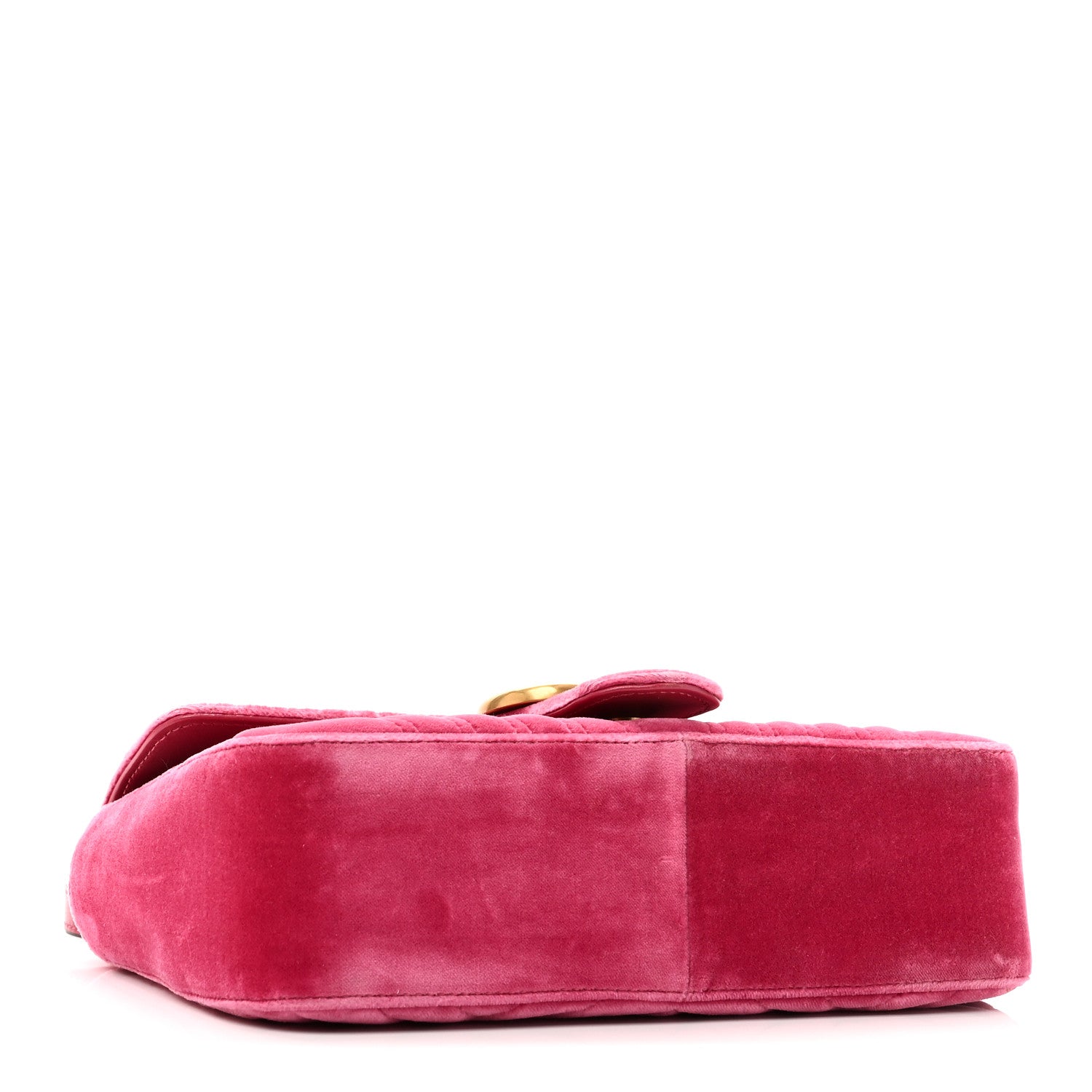 Velvet Matelasse Small GG Marmont Shoulder Bag Light Raspberry Rose