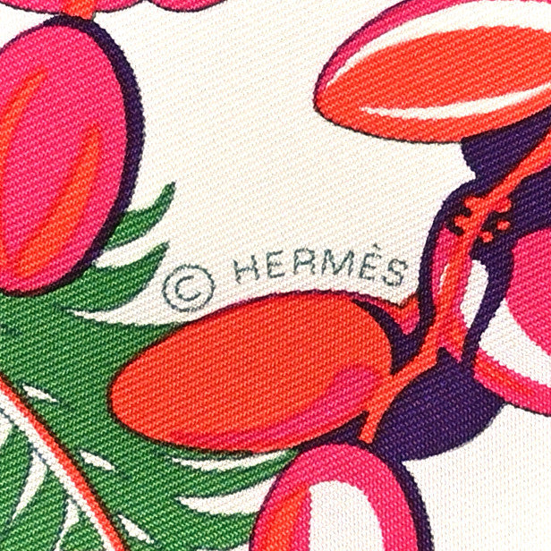 Silk Mythiques Phoenix Coloriage Scarf 90 Blanc Vert Rouge