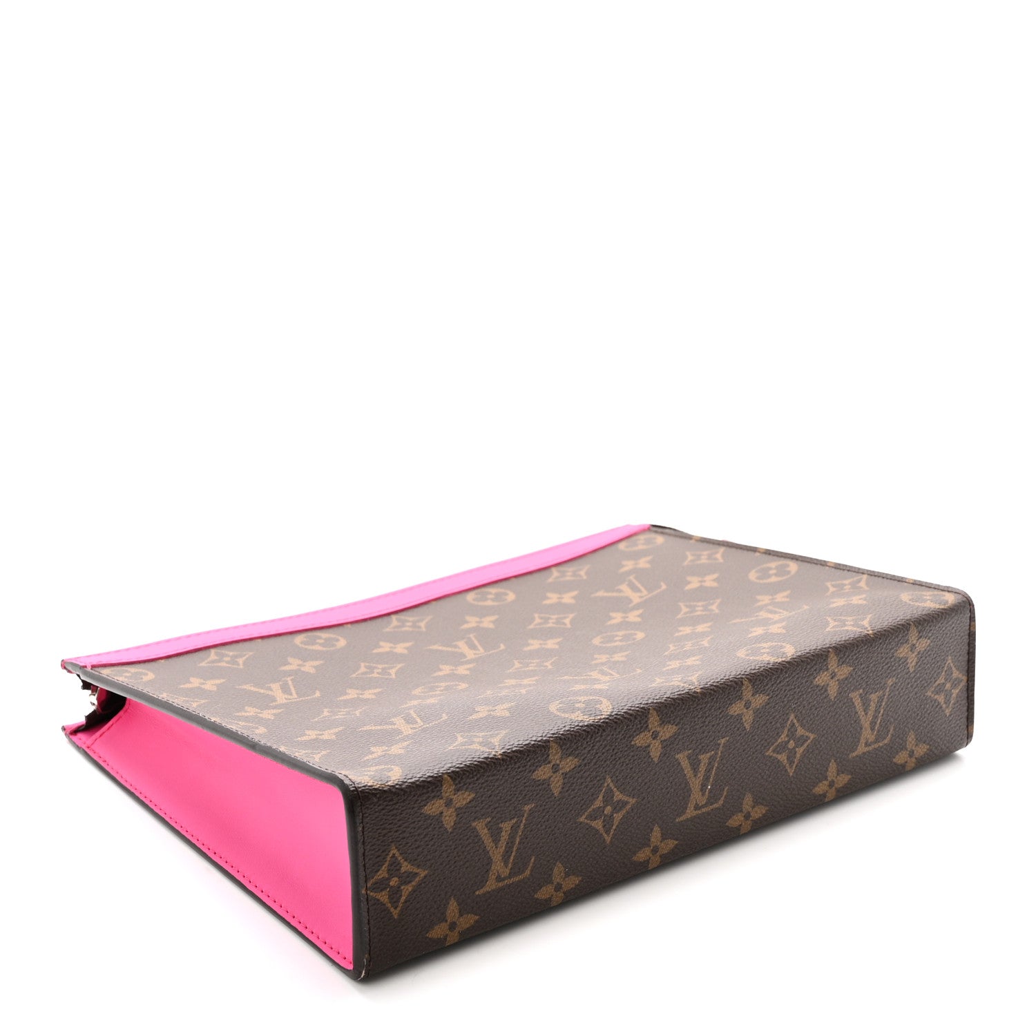 Monogram Macassar Pochette Voyage MM Fuchsia