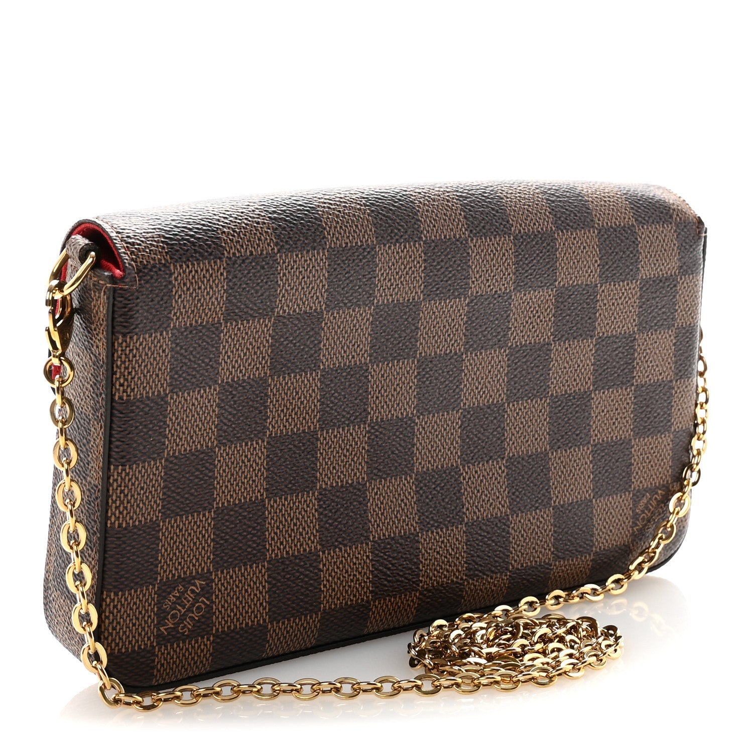 Damier Ebene Pochette Felicie Chain Wallet