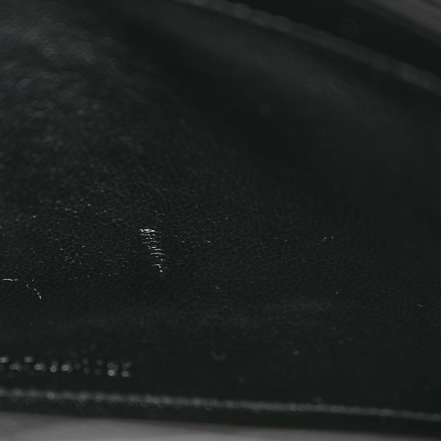 Calfskin Crocodile Embossed Cassandre Wallet On Chain WOC Black