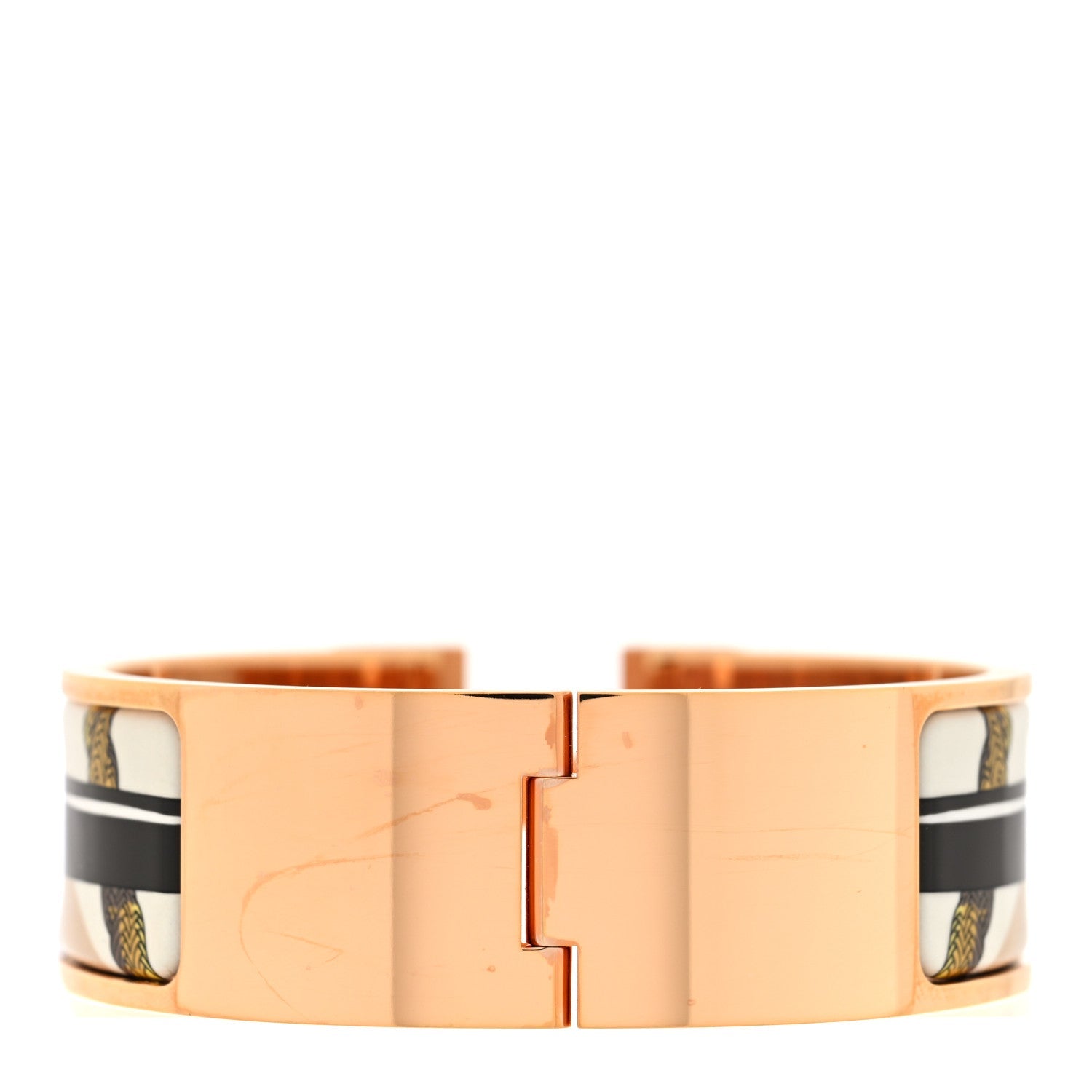 Enamel Wide Print Cliquetis Clic Clac H Bracelet GM Songe Nuit