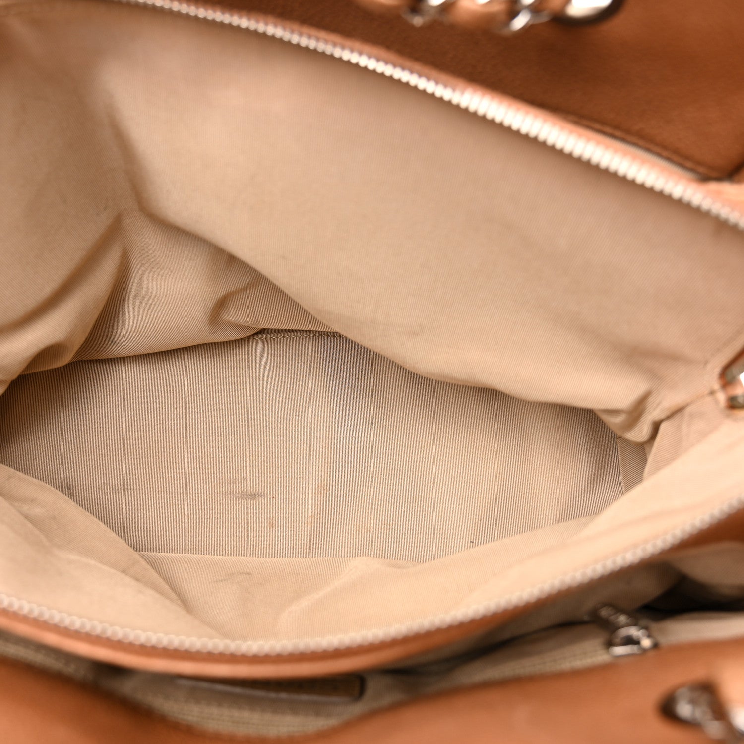 Caviar Quilted Timeless CC Shopping Tote Brown