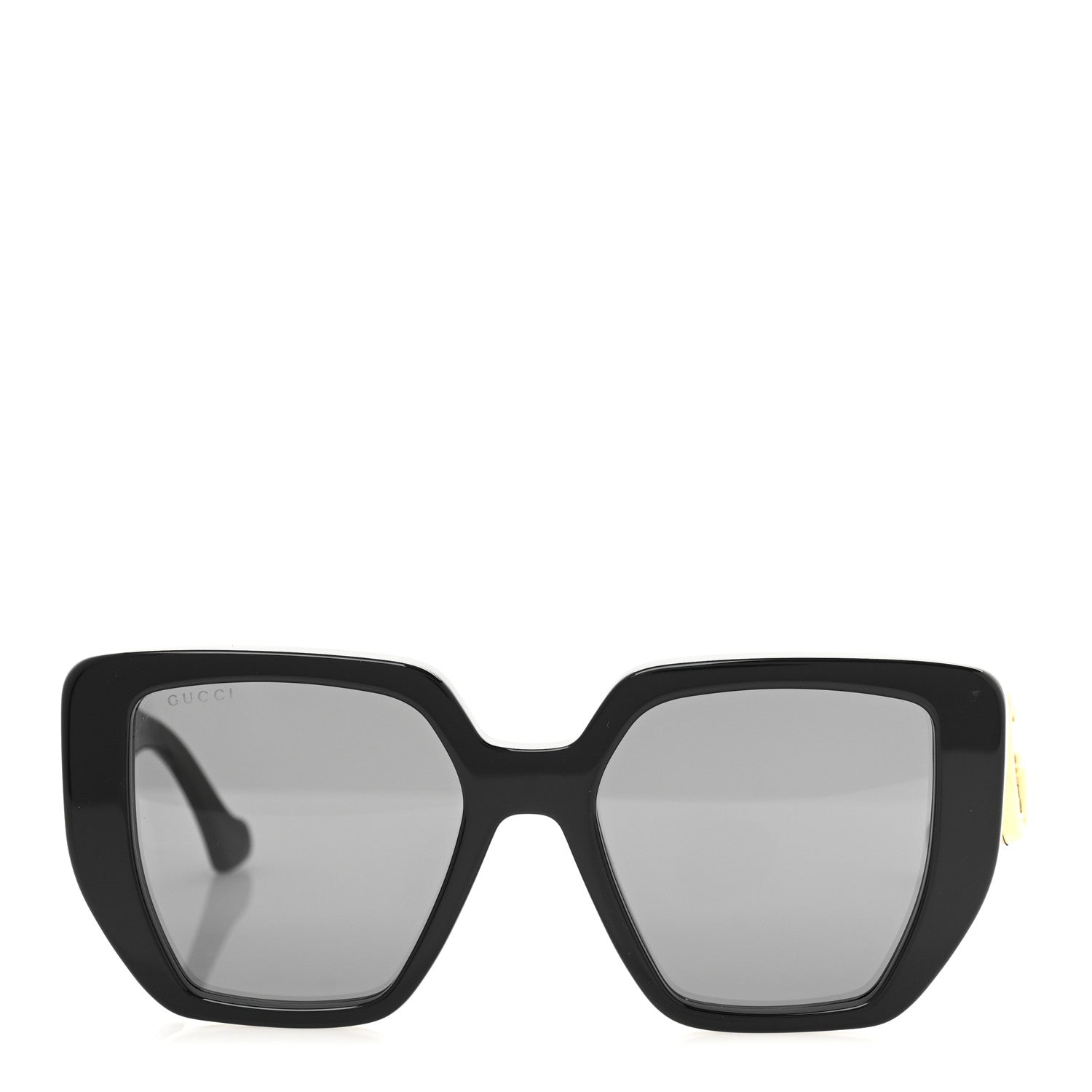 Acetate Square Frame Sunglasses GG0956S Black