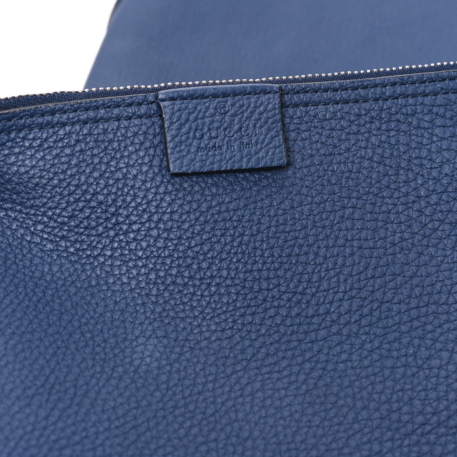 Soft Grained Calfskin Large Jackie Hobo Classic Blue Marine