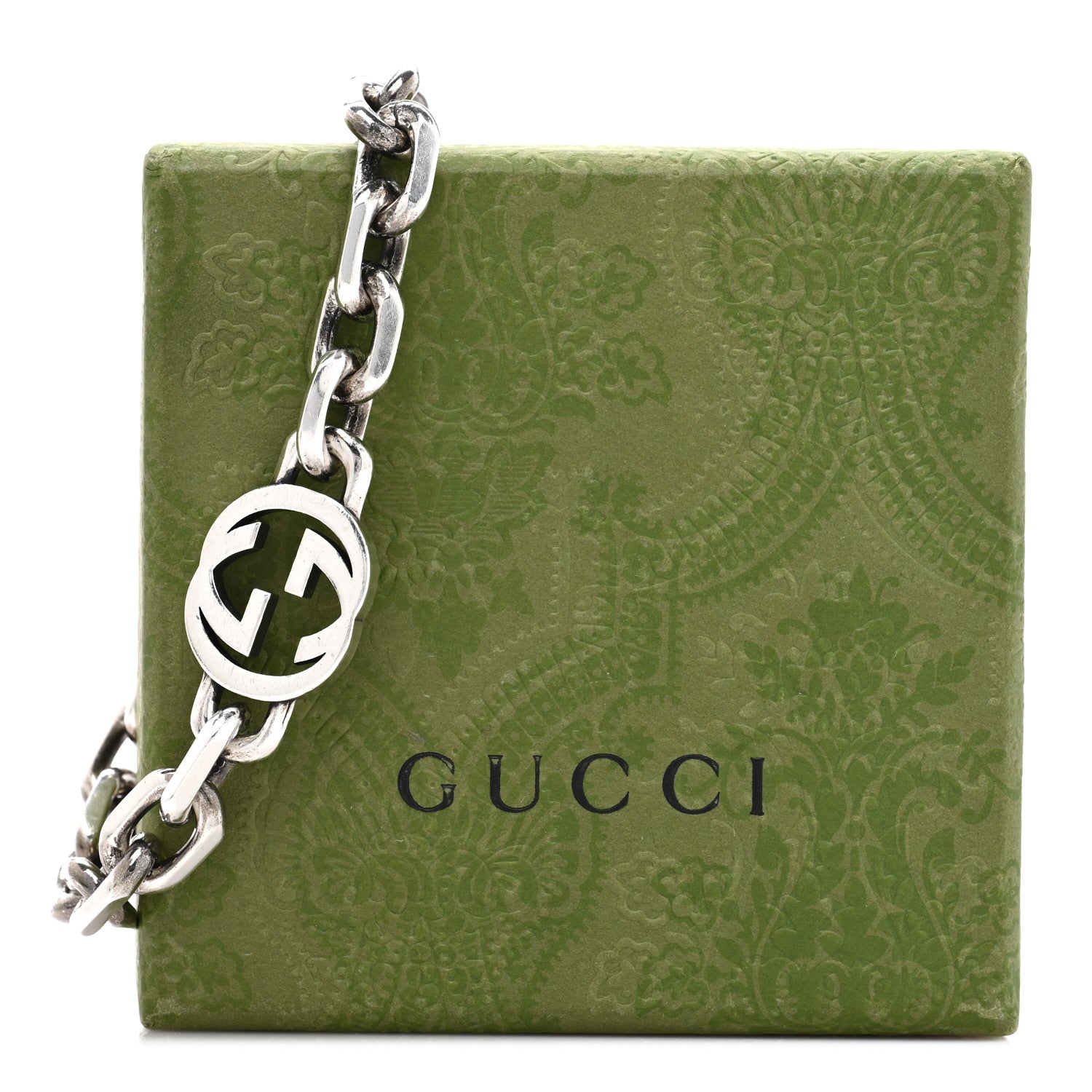 Sterling Silver Interlocking G Link Bracelet