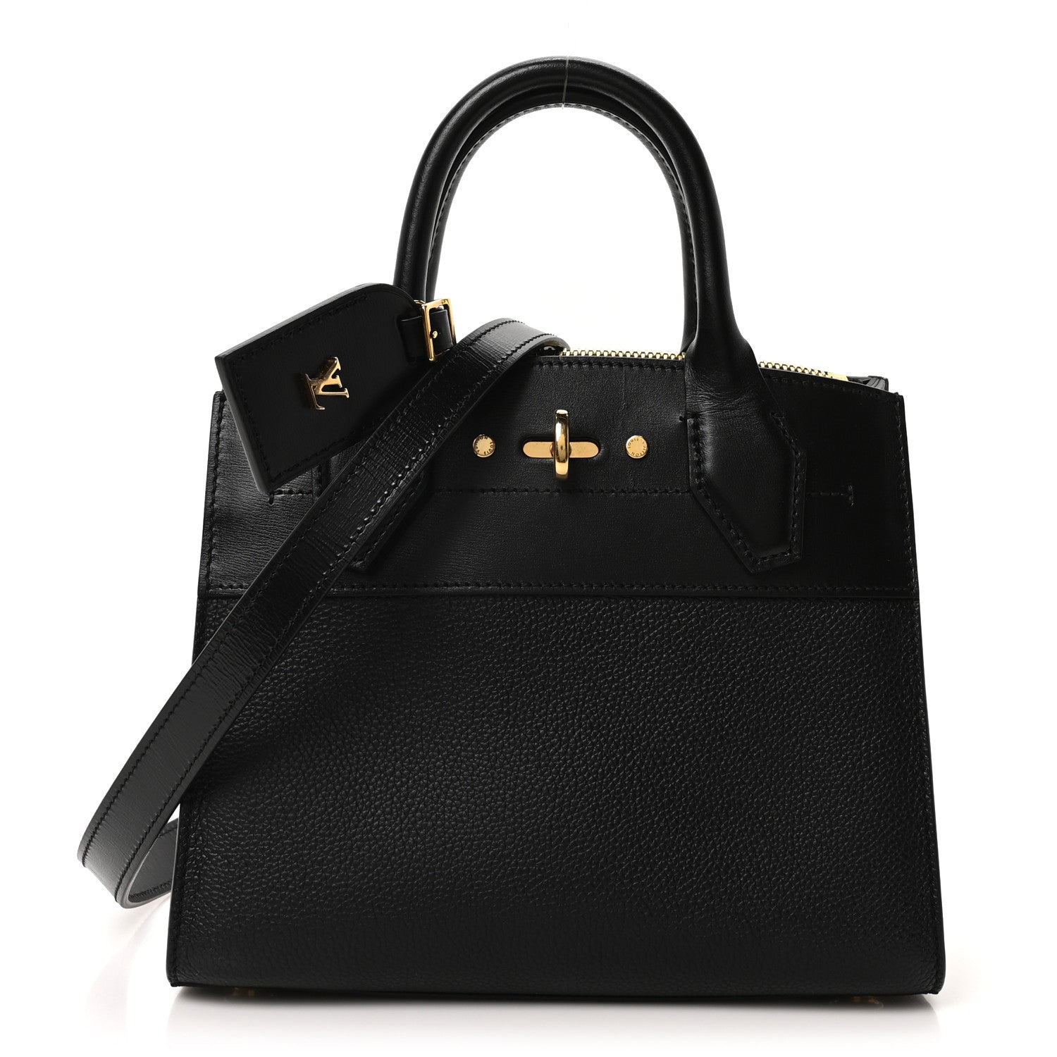 Calfskin City Steamer Mini Black