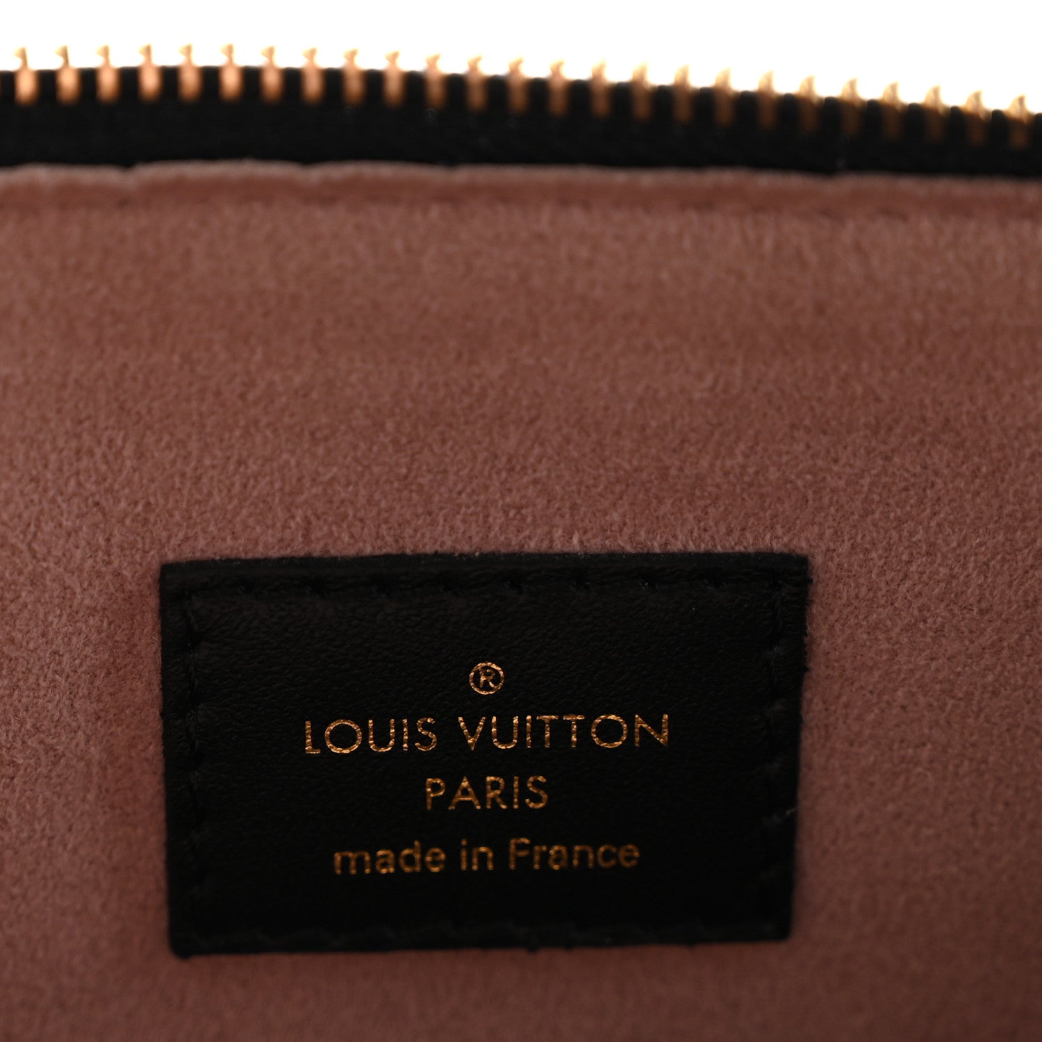 Lambskin Embossed Monogram Coussin PM Black