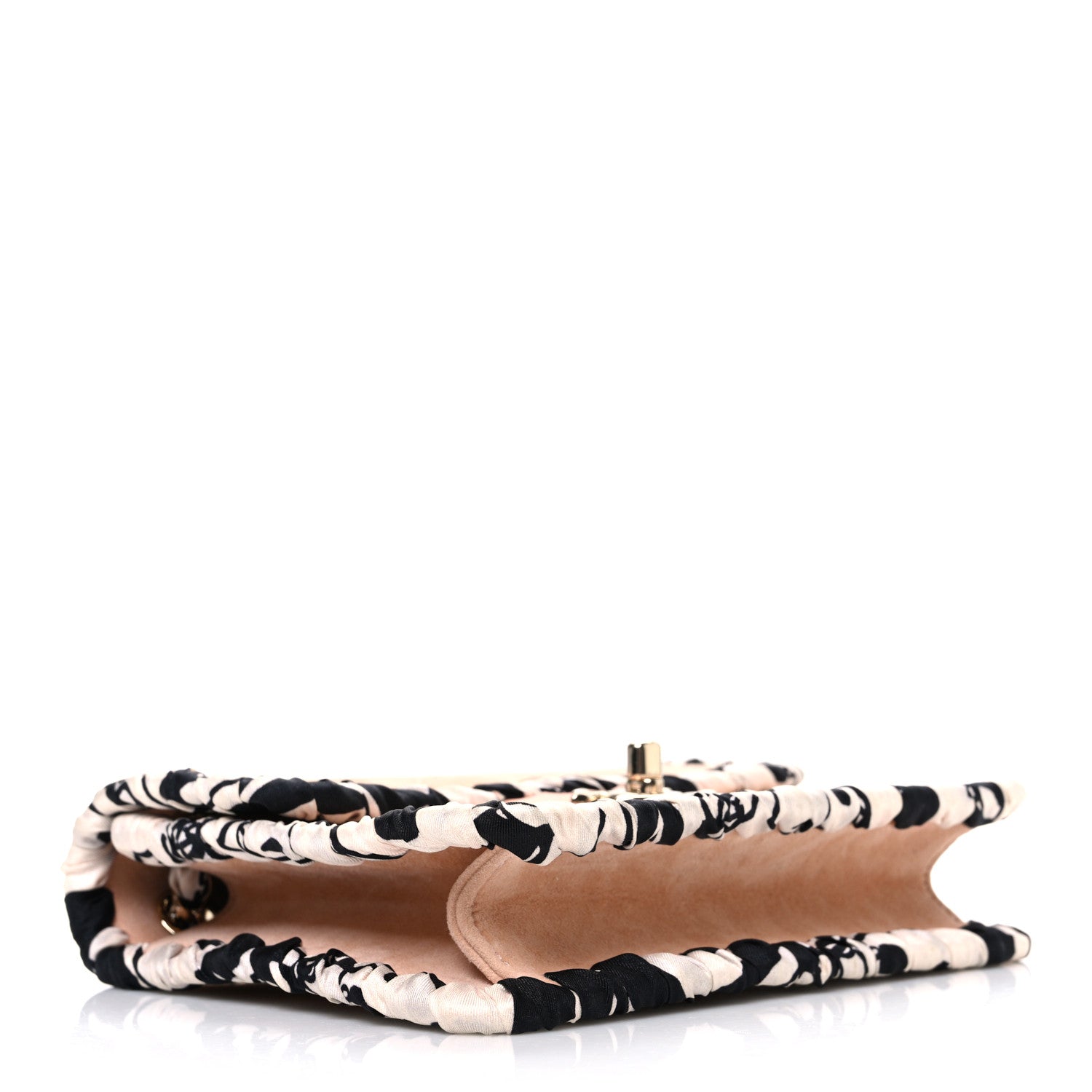 Suede Calfskin Braided Mini My Own Frame Flap Beige
