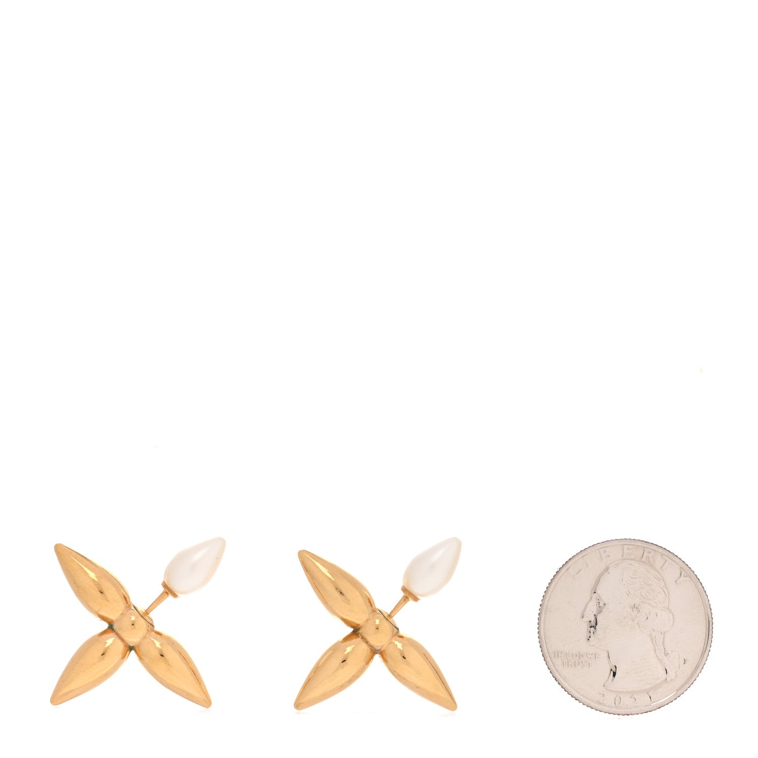 Pearl Louisette By Night Earrings Gold