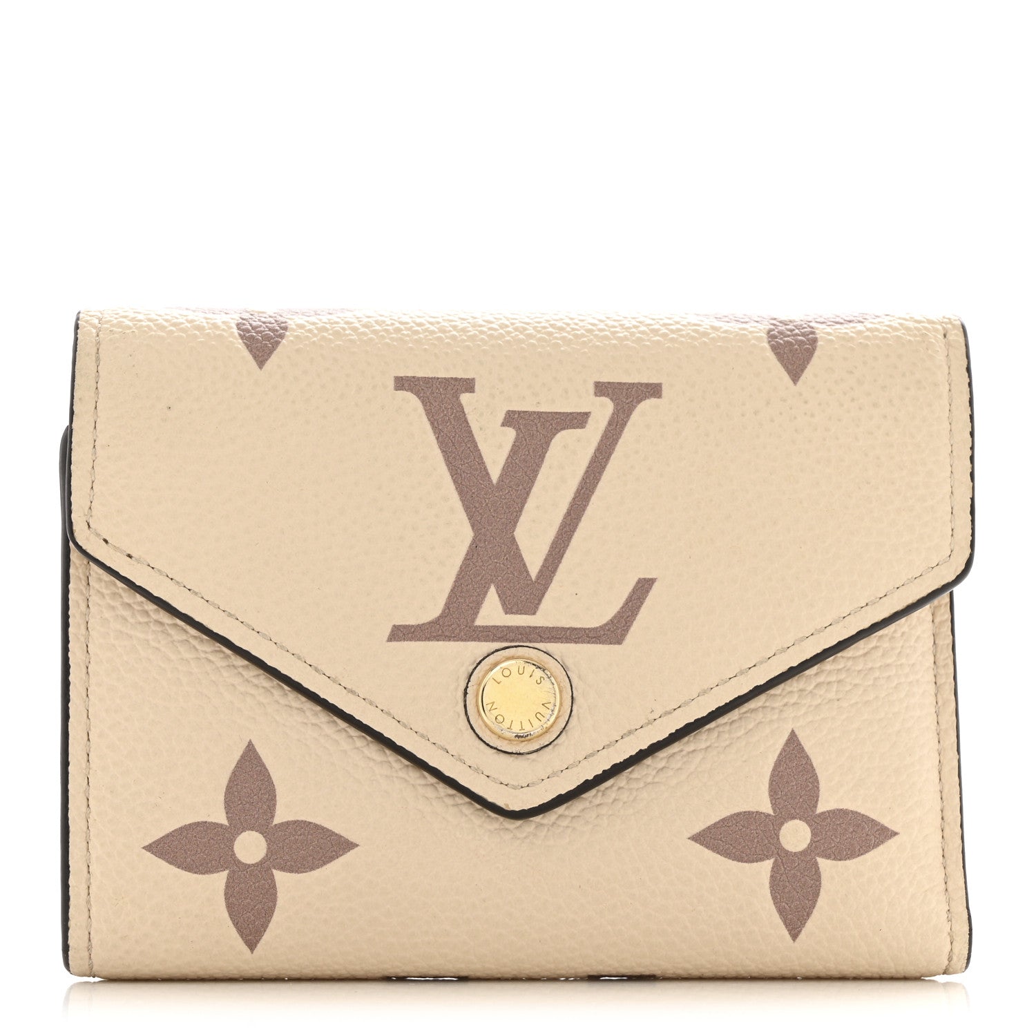 Empreinte Monogram Giant Victorine Wallet Creme Bois De Rose