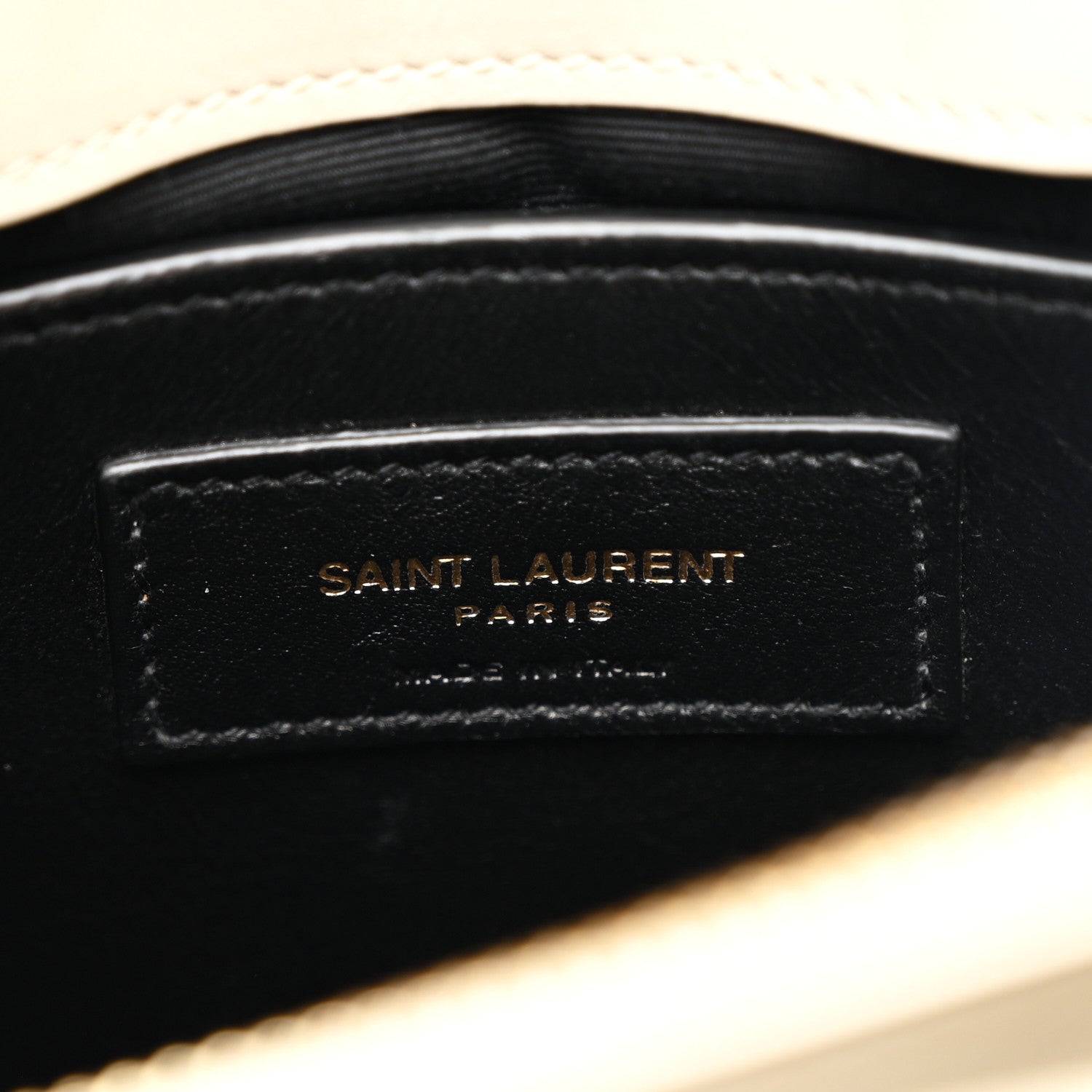 Calfskin Y Quilted Monogram Small Loulou Chain Satchel Ivory