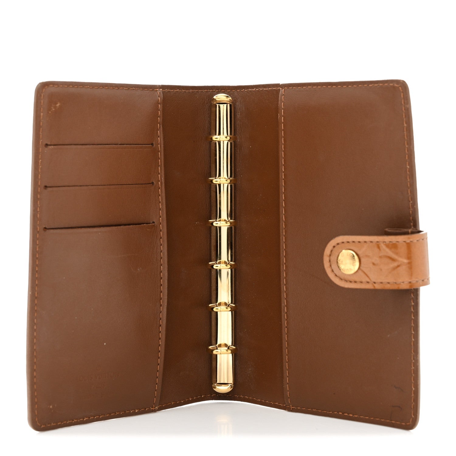 Vernis Small Ring Agenda Cover Bronze