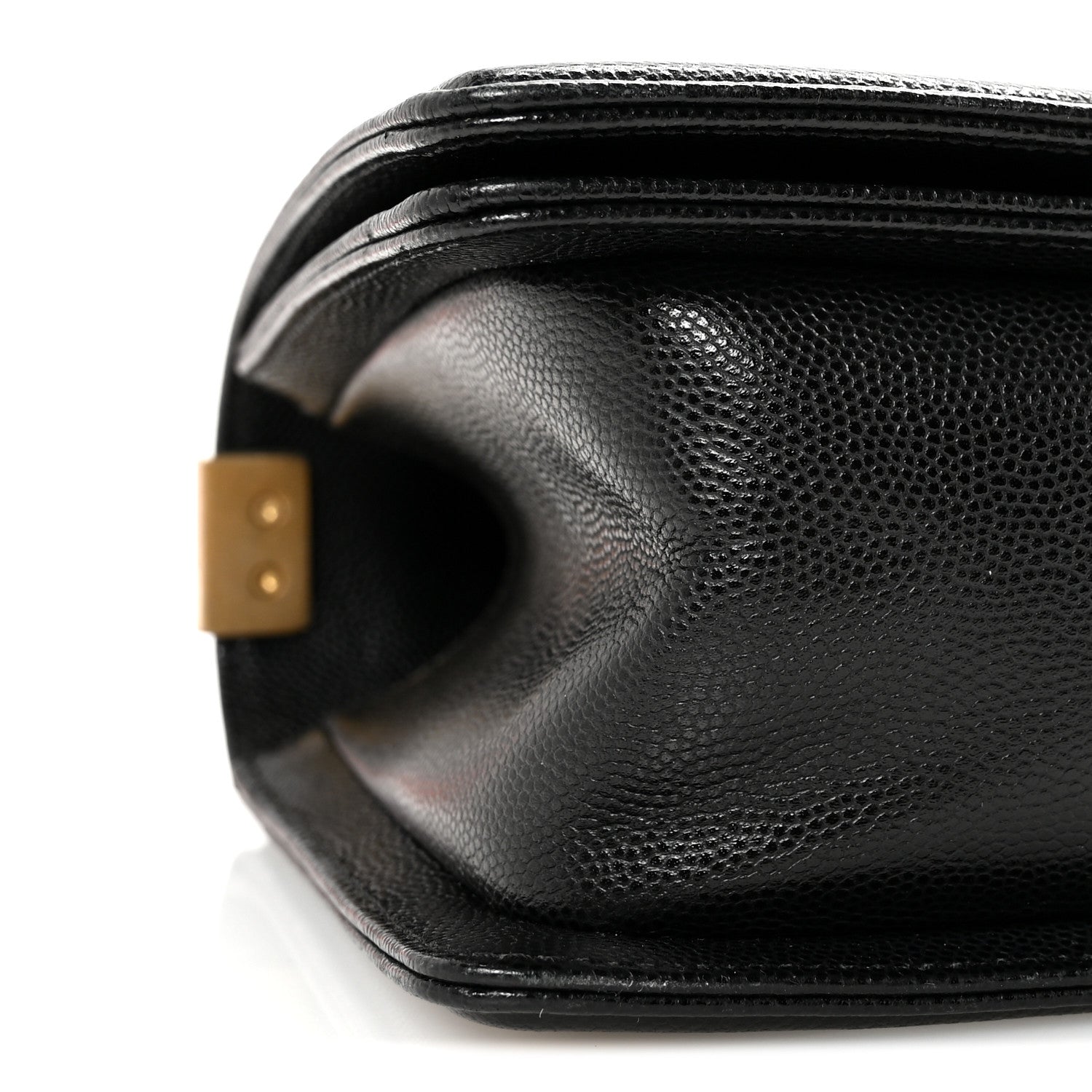 Caviar Quilted Medium Boy Flap Black