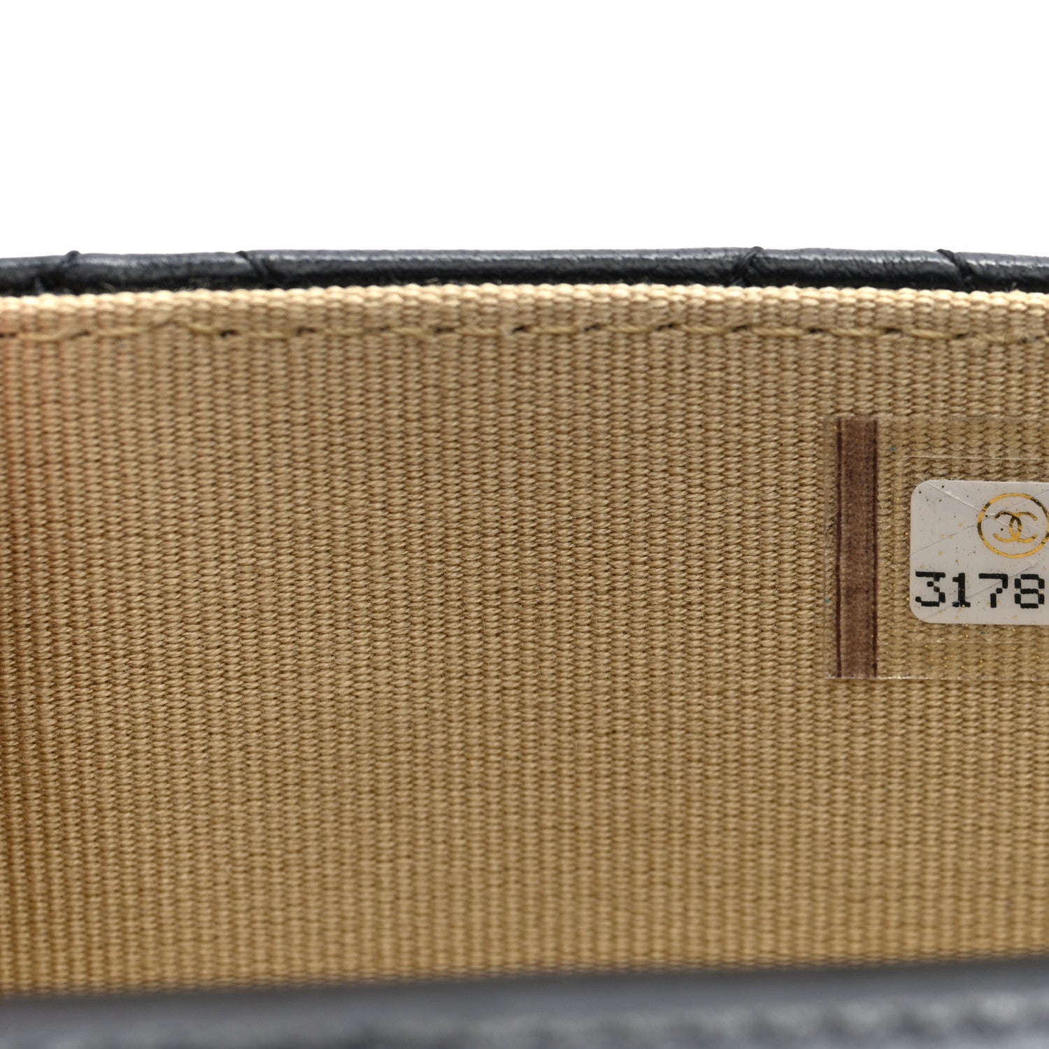 Lambskin Quilted Pearl Crush Flap With Chain Black