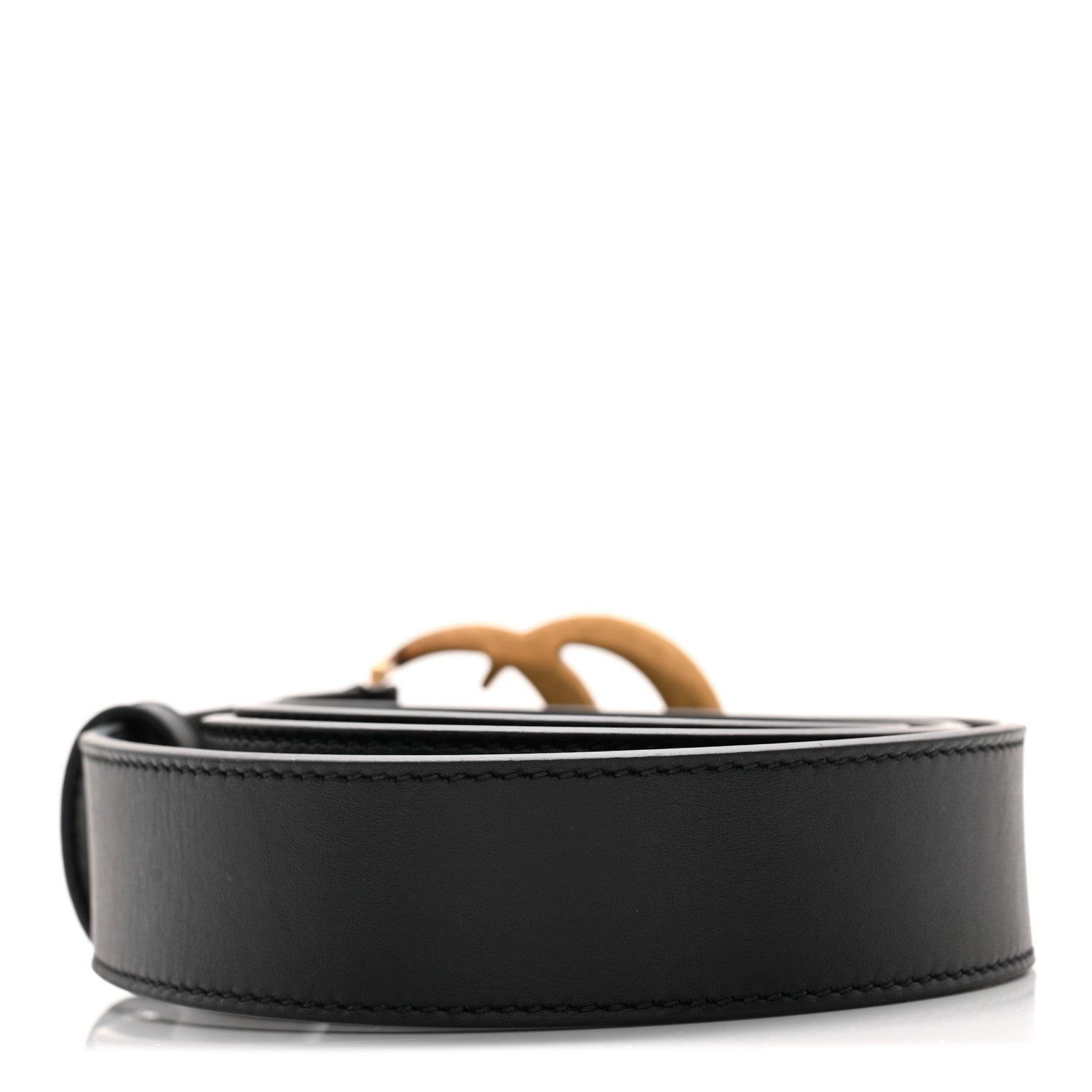 Calfskin Double G 30mm Belt 80 32 Black