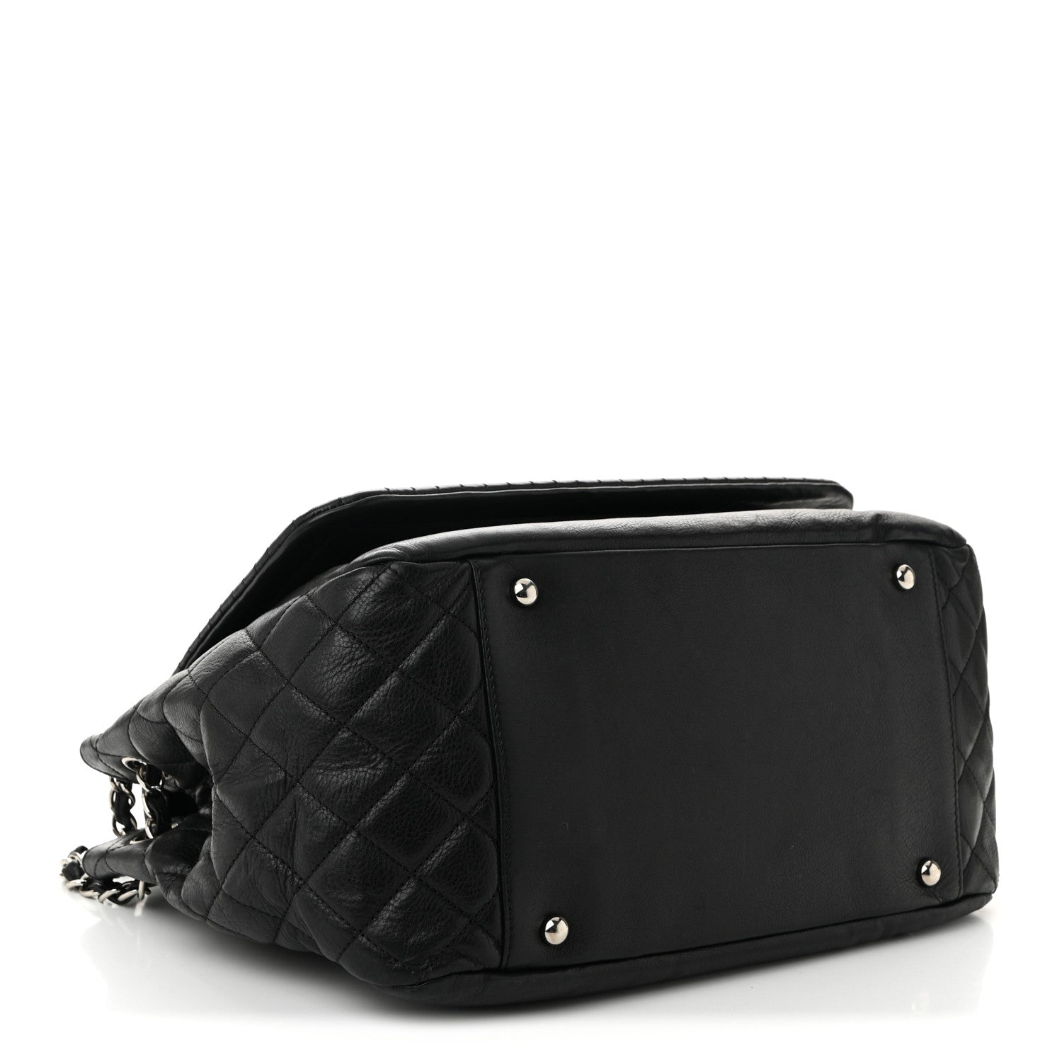 Calfskin Medium On the Bund Flap Black