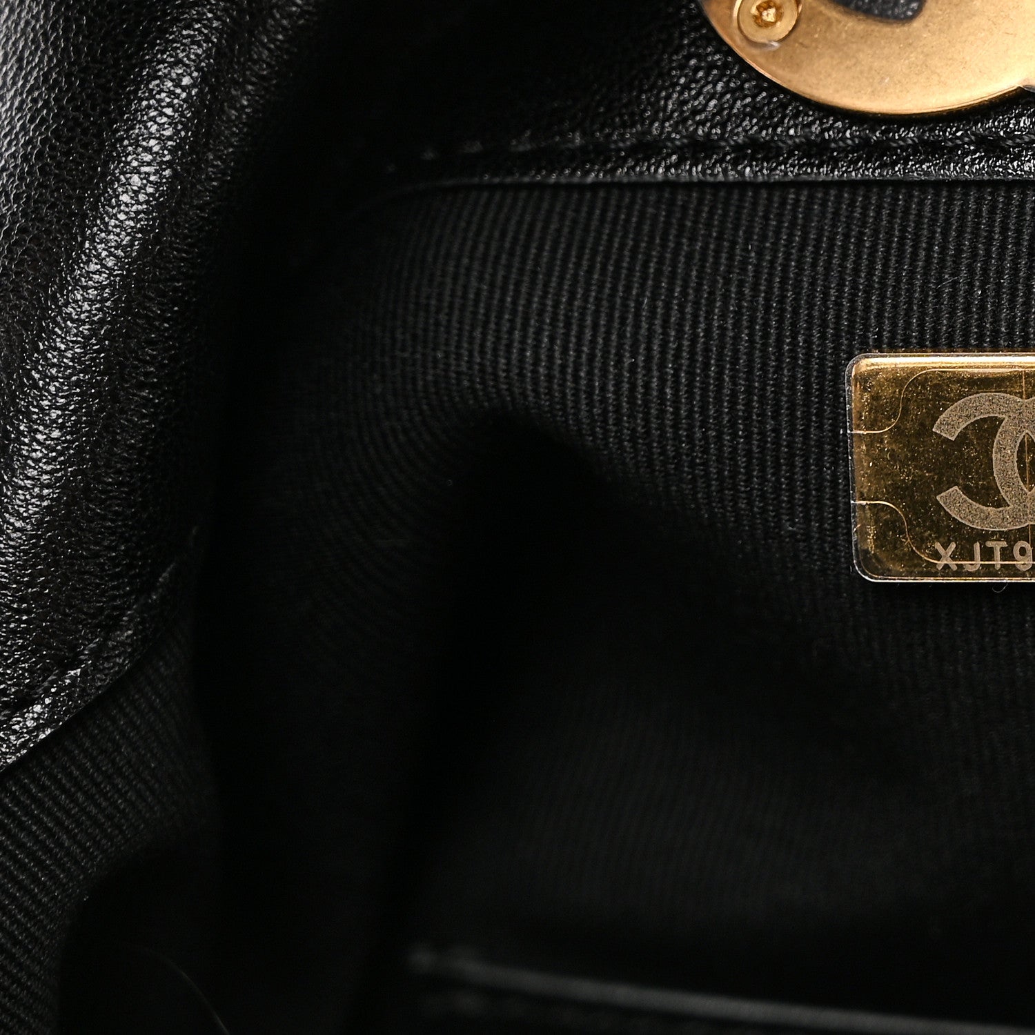 Suede Calfskin Shiny Lambskin Quilted Small Shopping Bag Beige Black