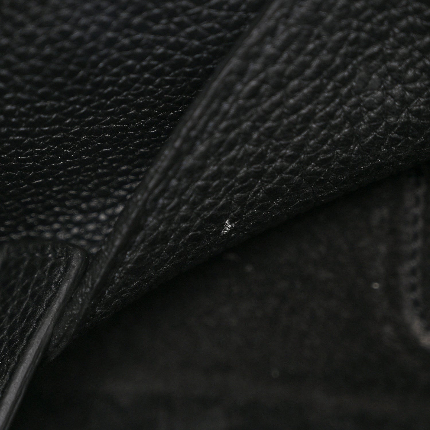Grained Calfskin Small Supple Sac De Jour Black
