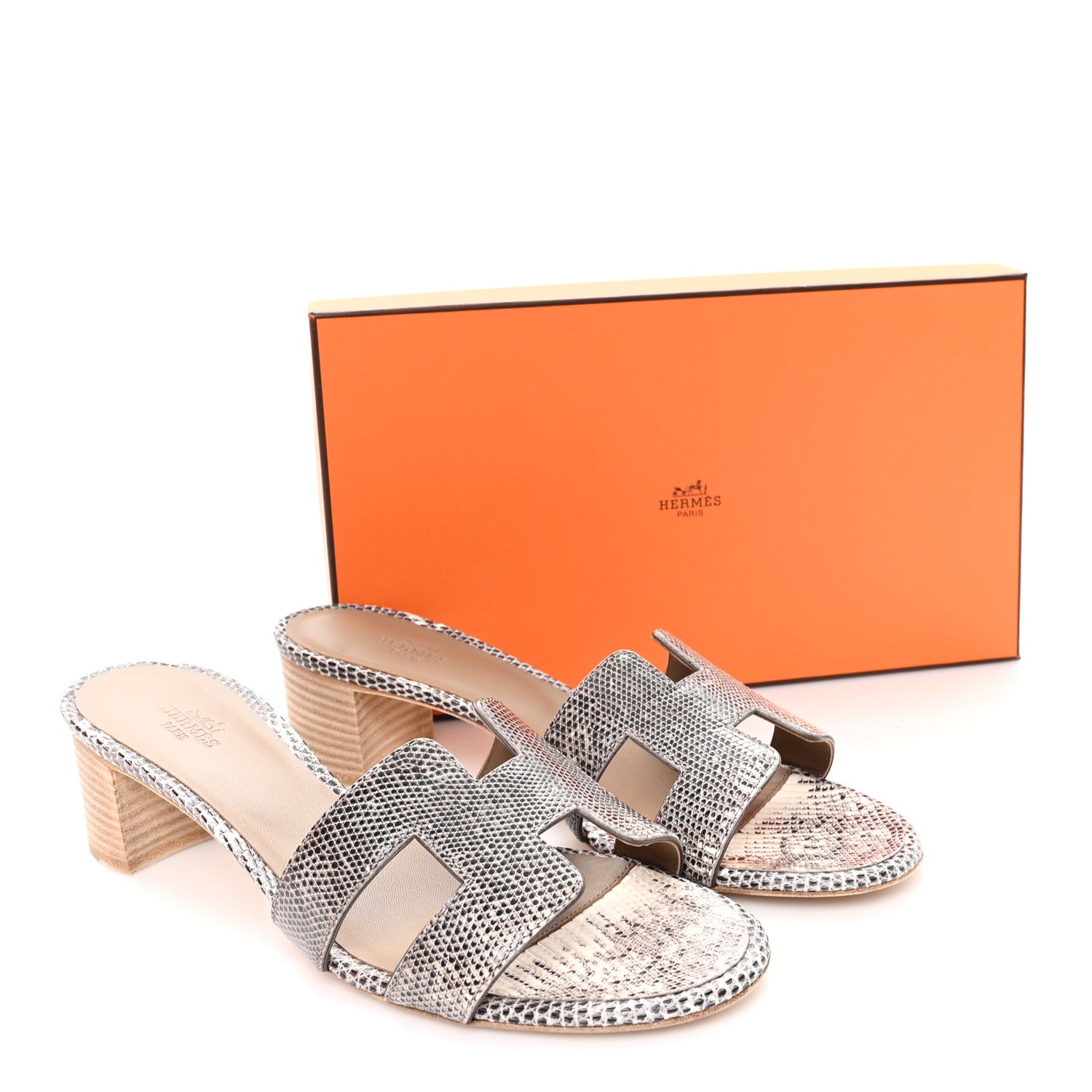 Lizard Oasis Sandals 40 Ombre