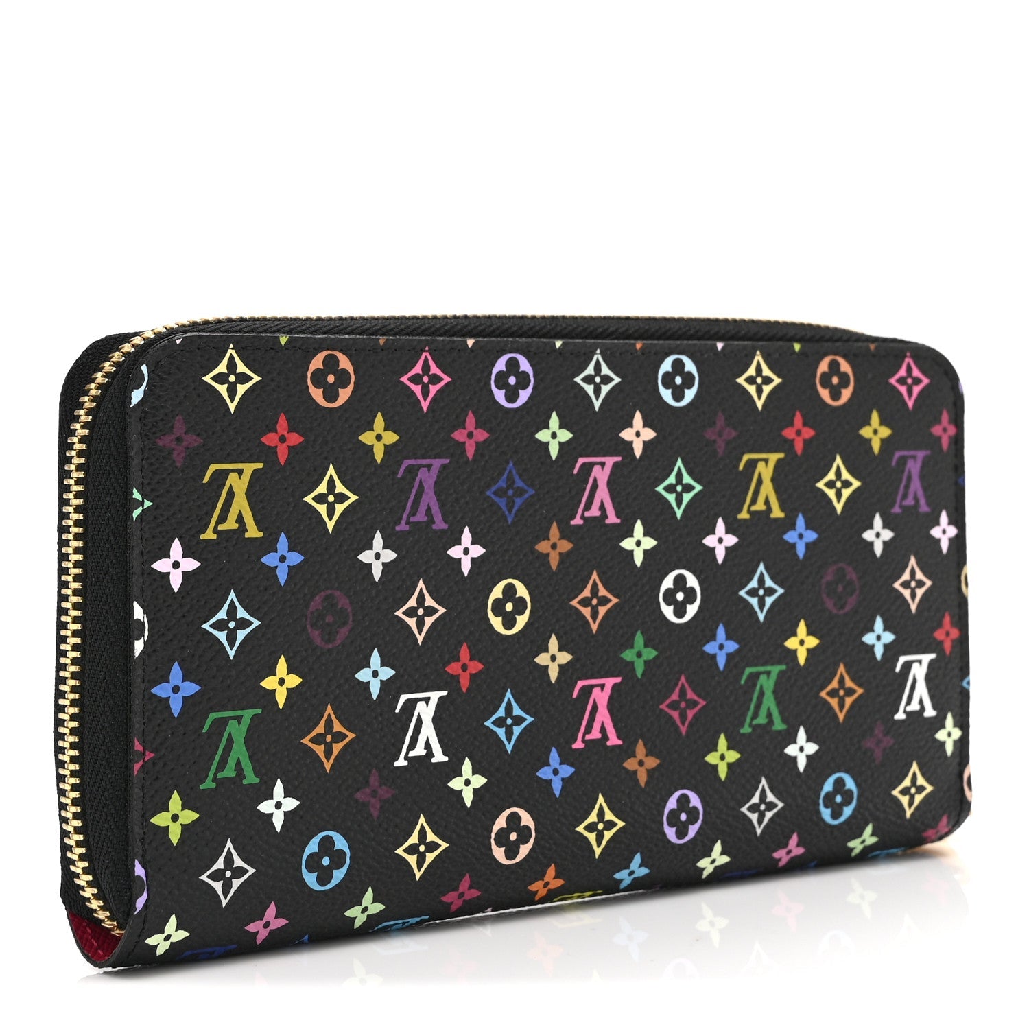 Monogram Multicolor Zippy Wallet Black Grenade