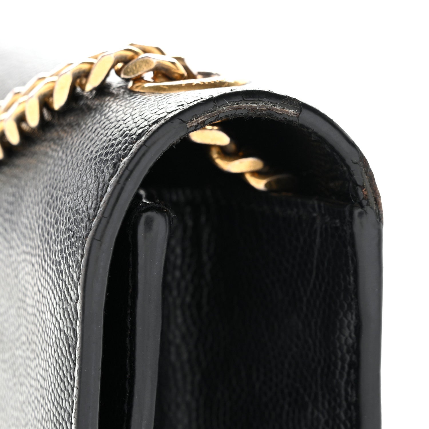 Grain De Poudre Small Monogram Kate Satchel Black