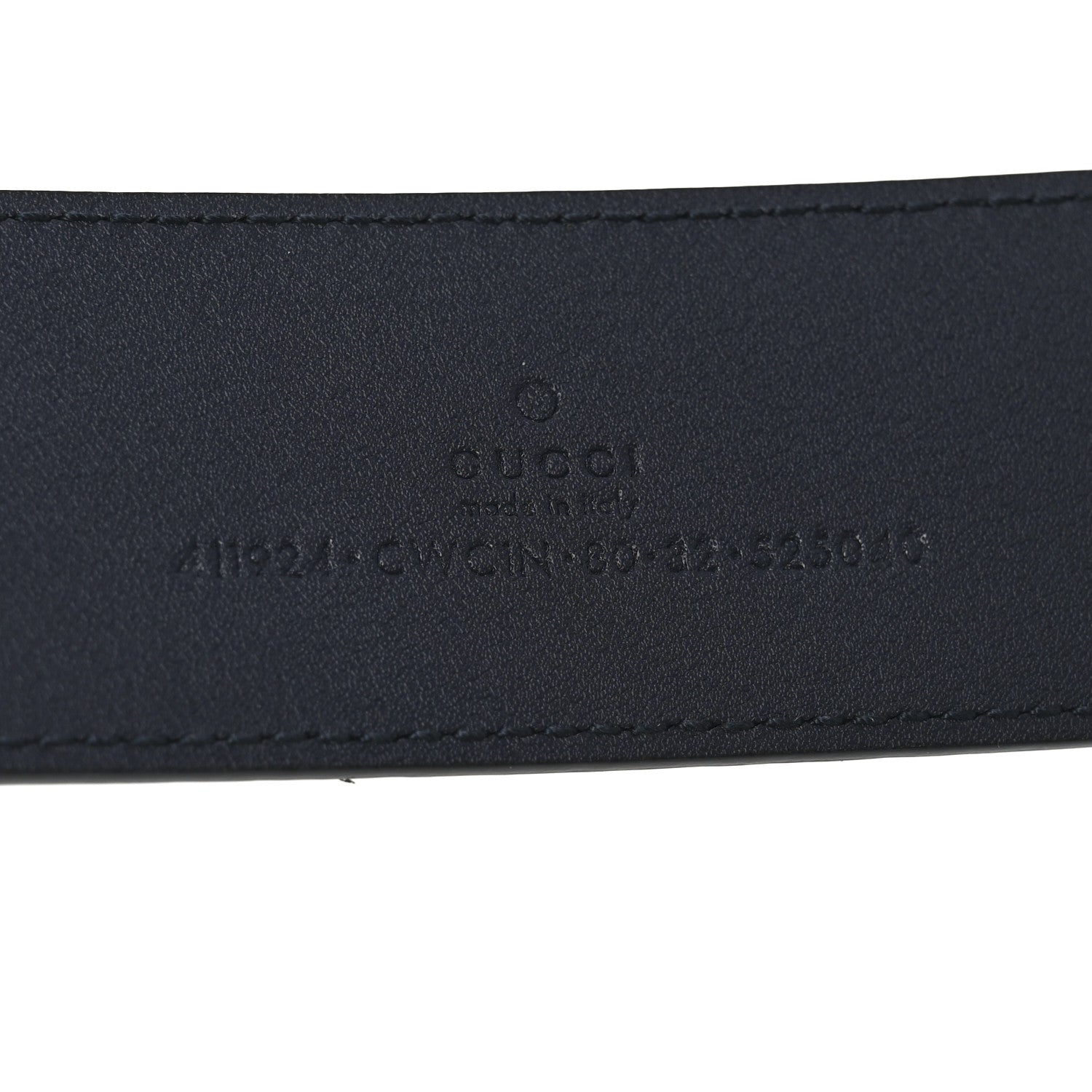 Guccissima Signature Interlocking G 40mm Belt 80 32 Black