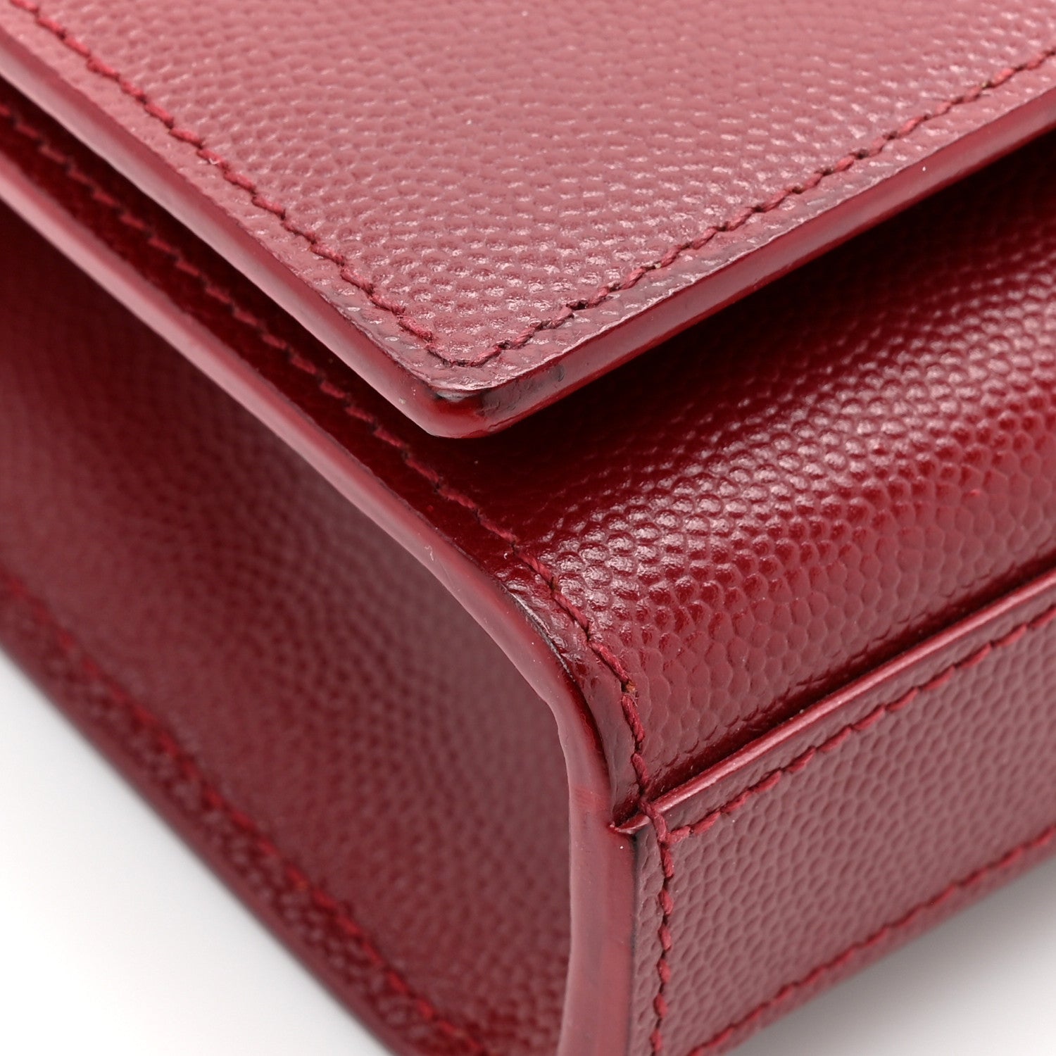 Grain De Poudre Small Monogram Kate Satchel Red