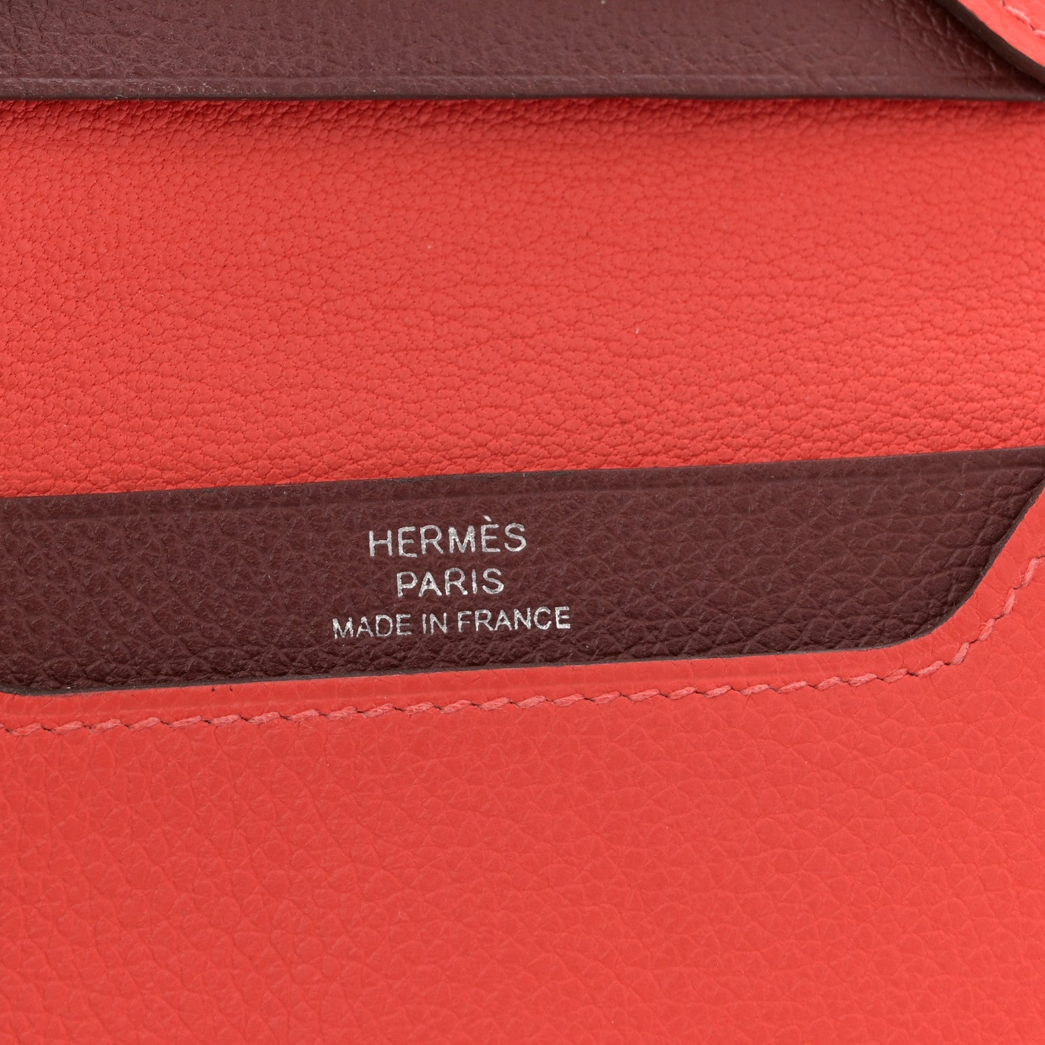 Evercolor Bi-Color RMS Card Holder Orange Field Rouge H