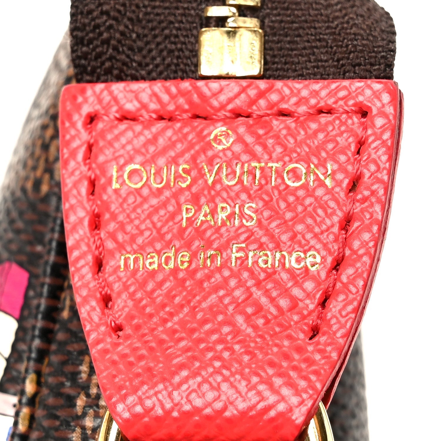Damier Ebene 2016 Christmas Animation Mini Pochette Accessories