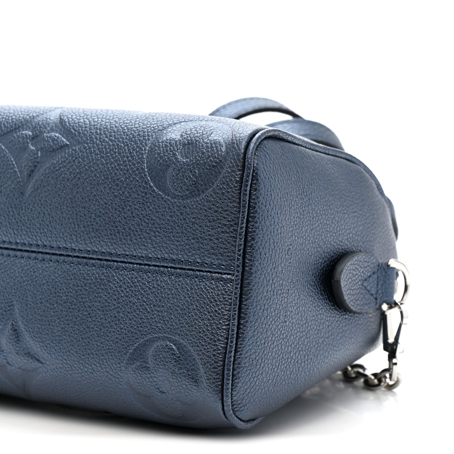 Metallic Empreinte Monogram Giant Speedy Bandouliere 20 Navy Nacre