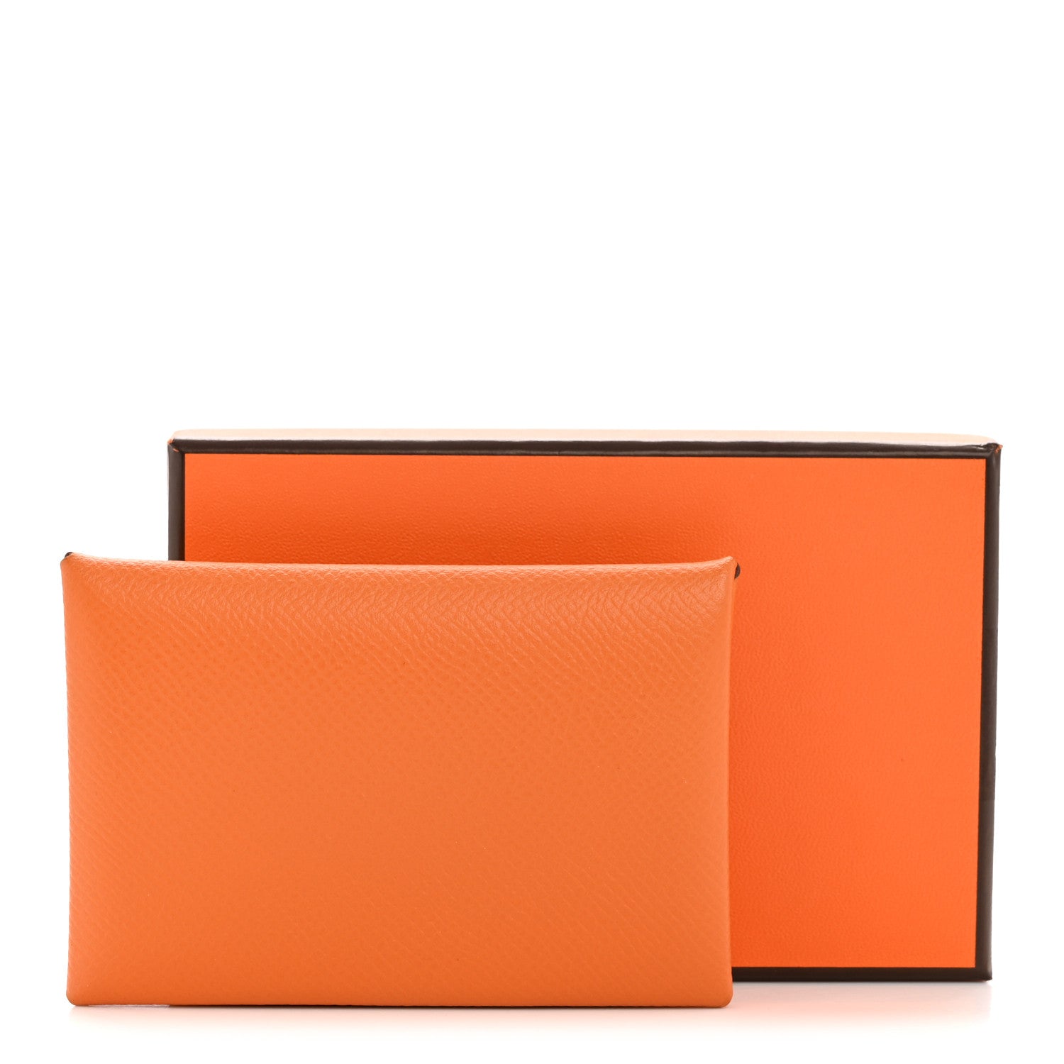 Epsom Calvi Card Case Abricot