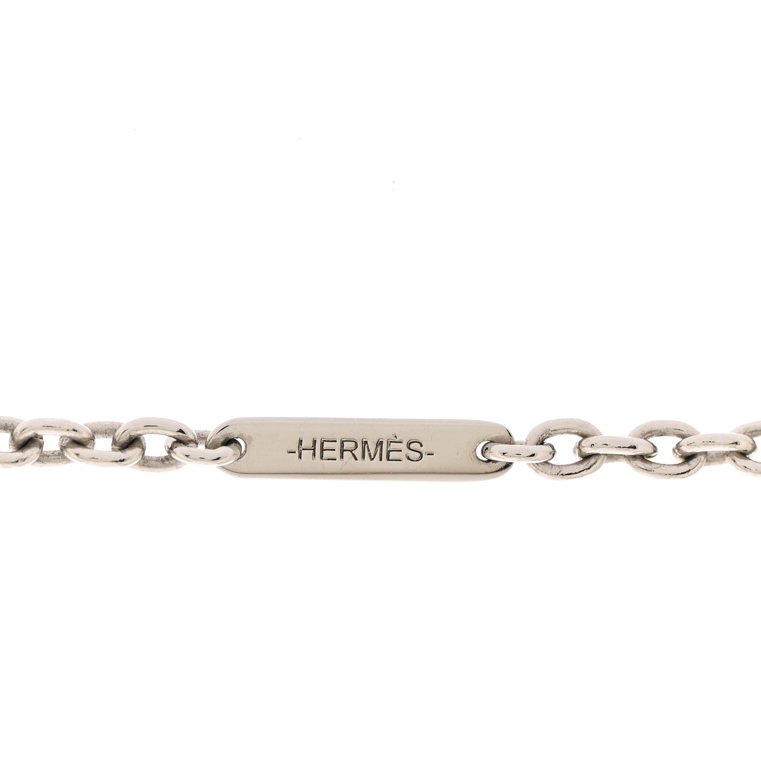 Palladium Buffalo Horn Mobile Equestre Necklace