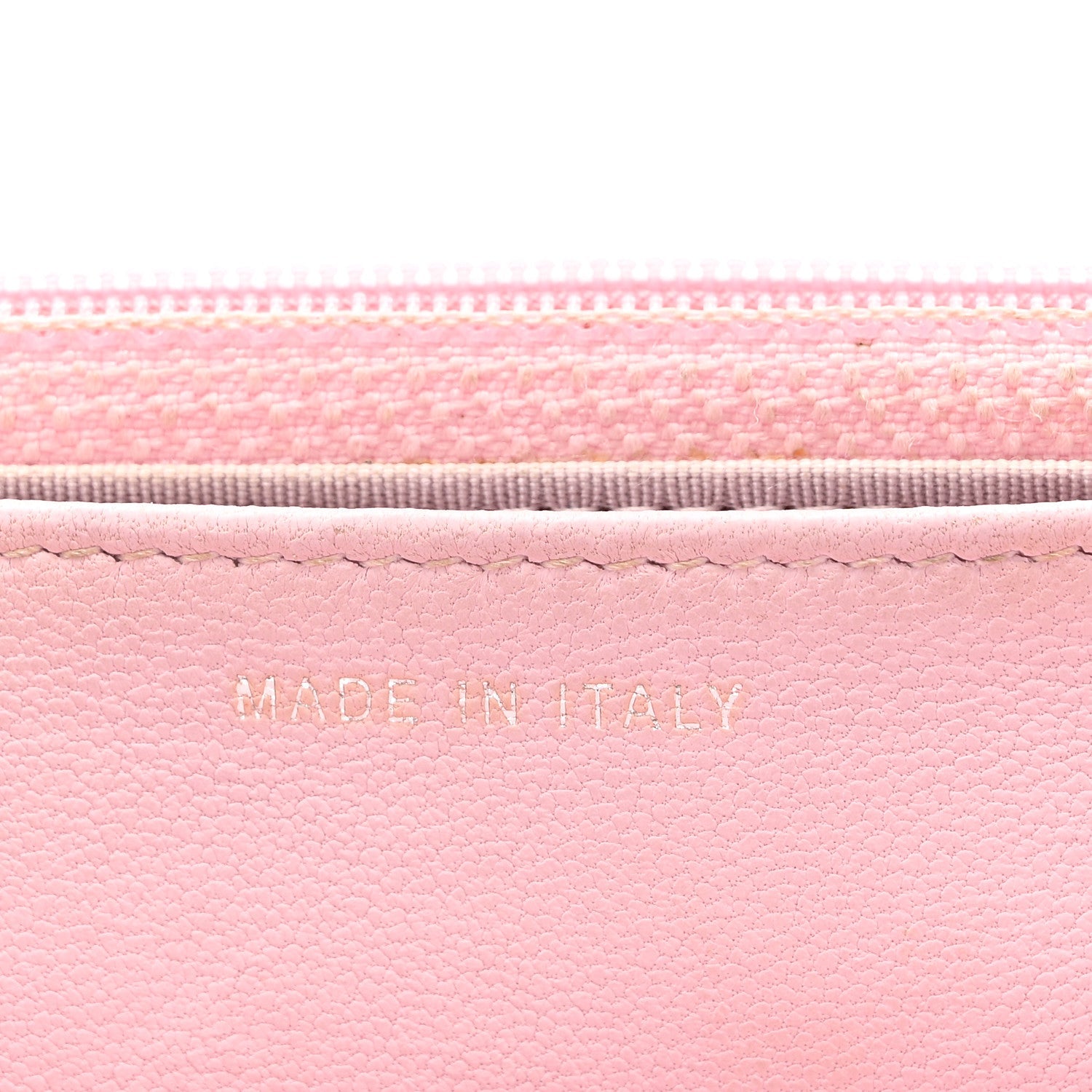 Lambskin Quilted Diamond CC Wallet On Chain WOC Pink