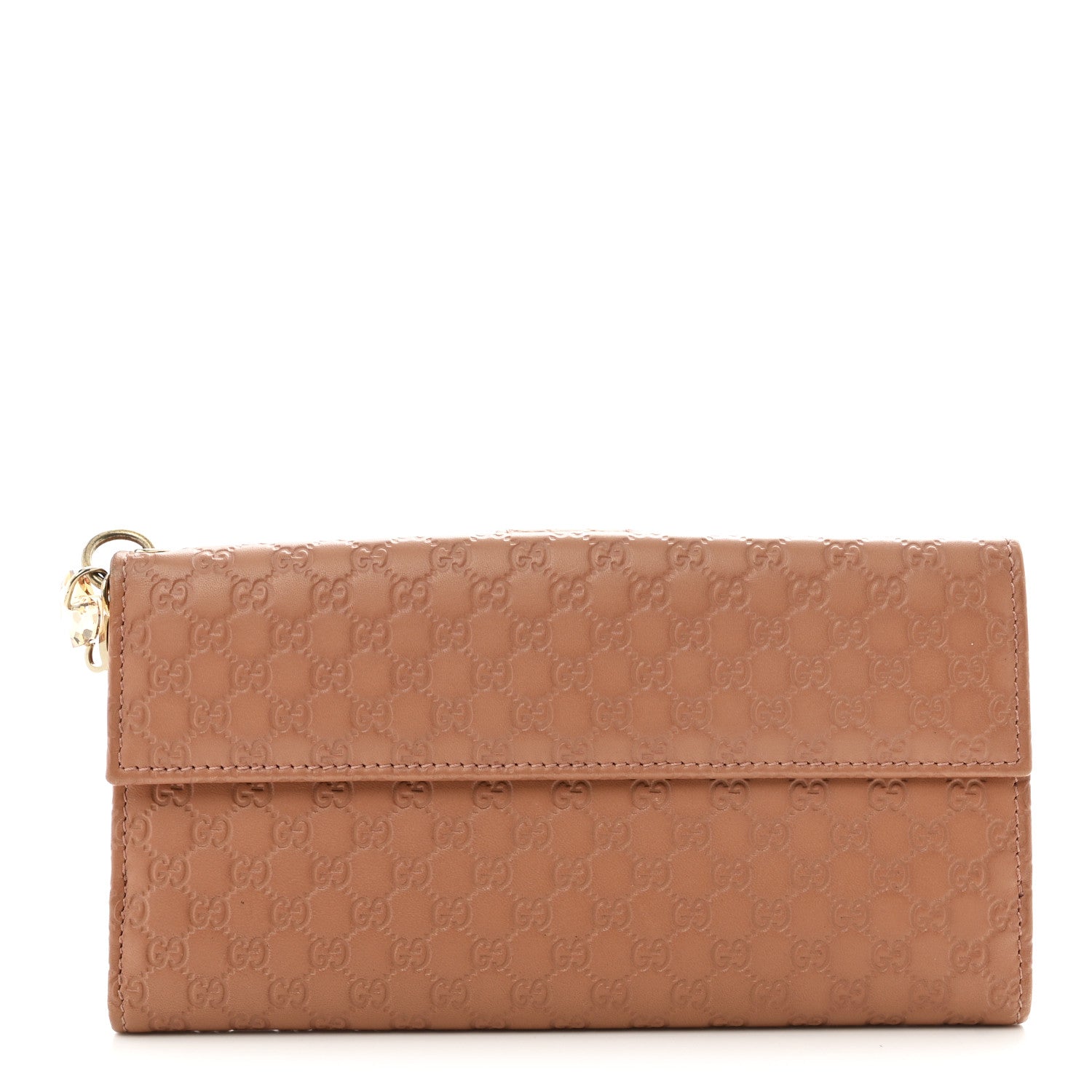 Microguccissima Continental Flap Wallet Soft Pink