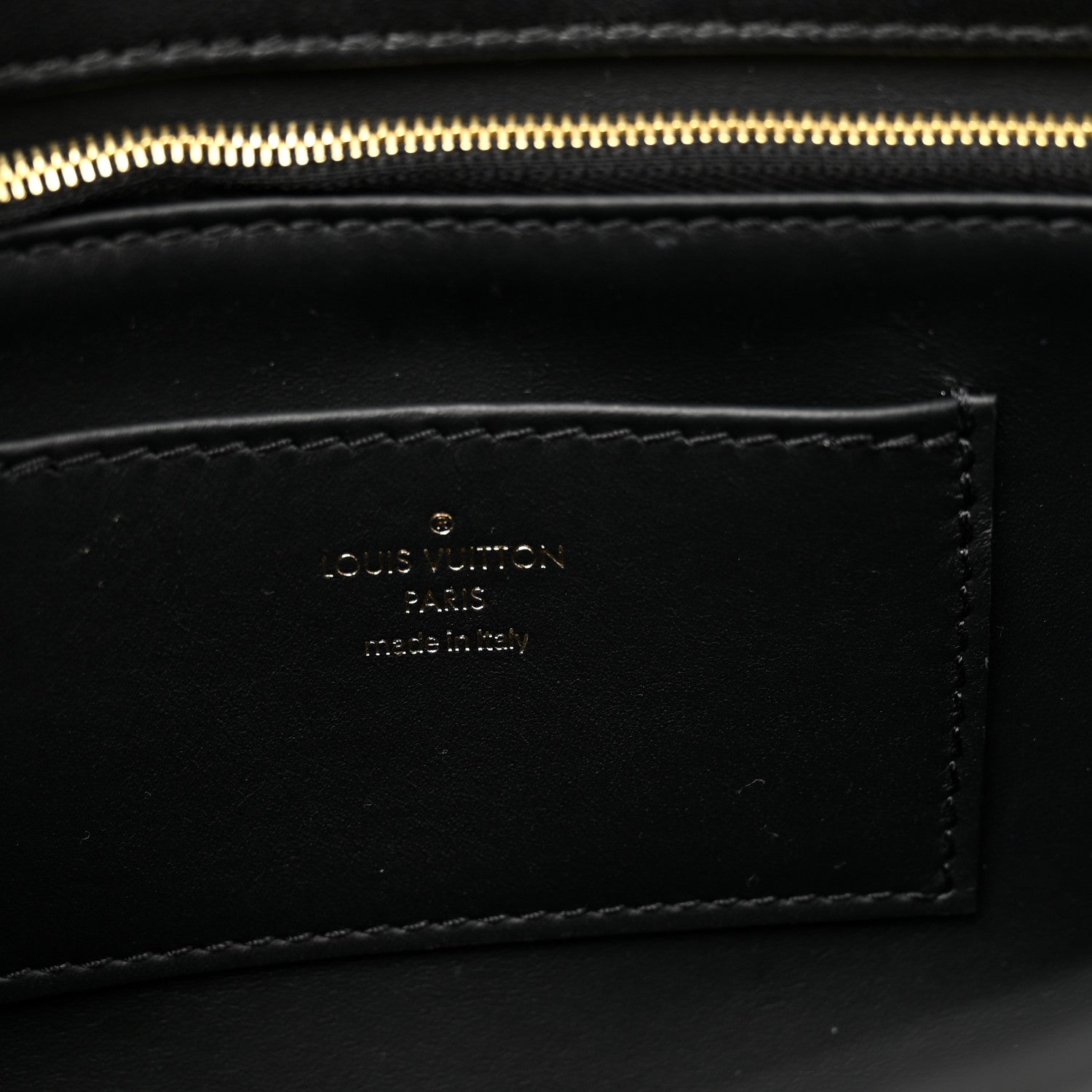 Lambskin Malletage Top Handle GO-14 GM Black