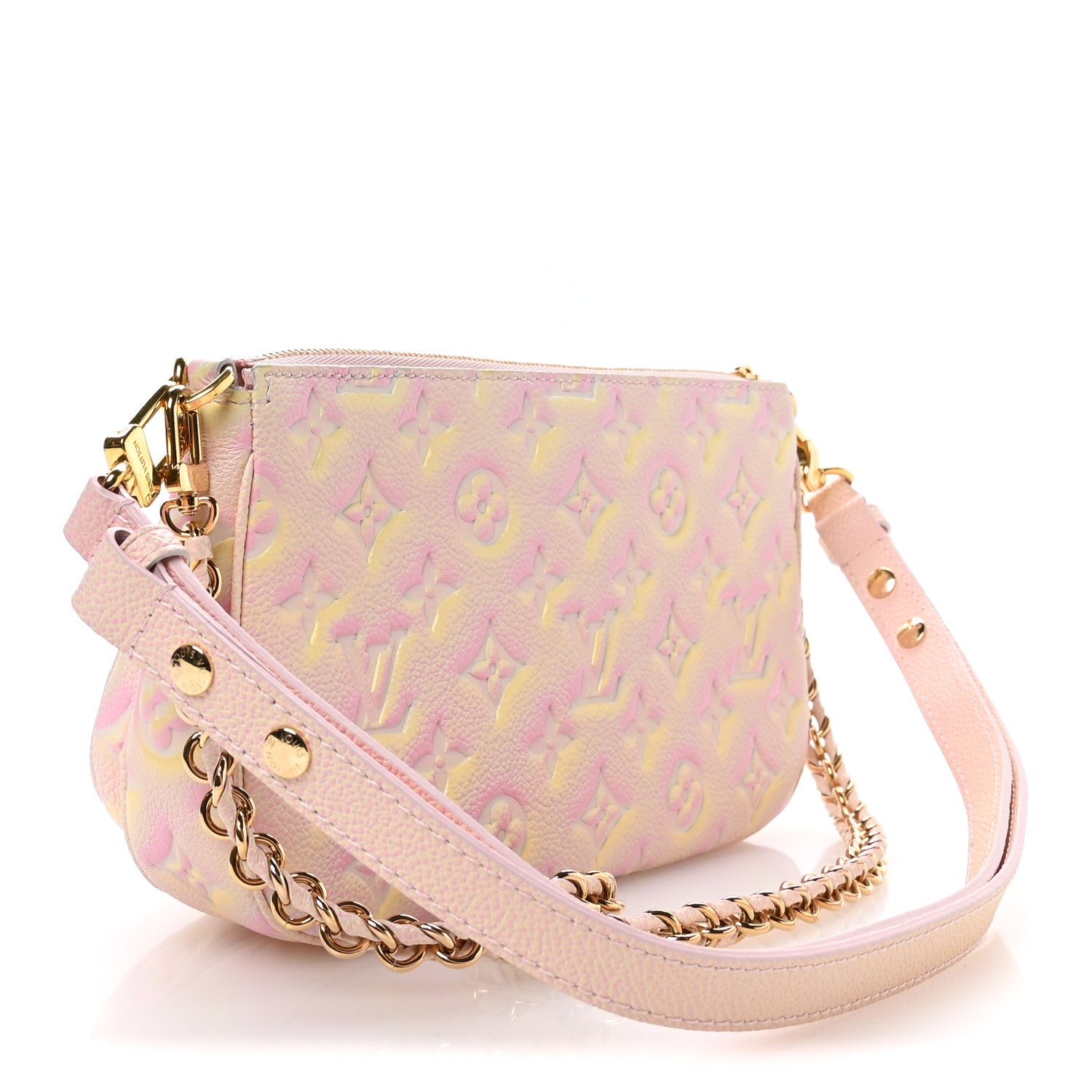 Empreinte Monogram Summer Stardust Multi Pochette Accessories Pink