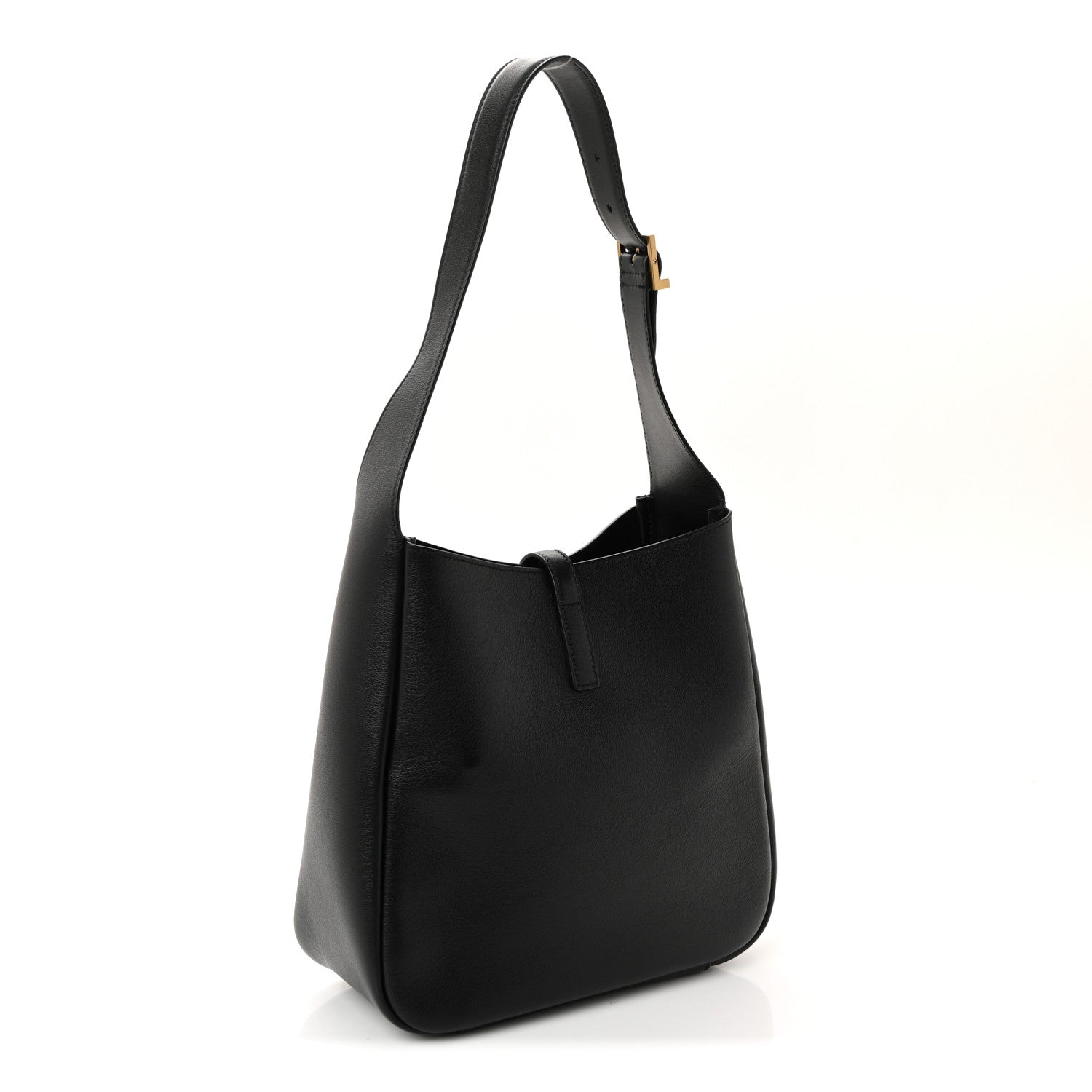 Smooth Calfskin Small Le 5 A 7 Soft Hobo Black