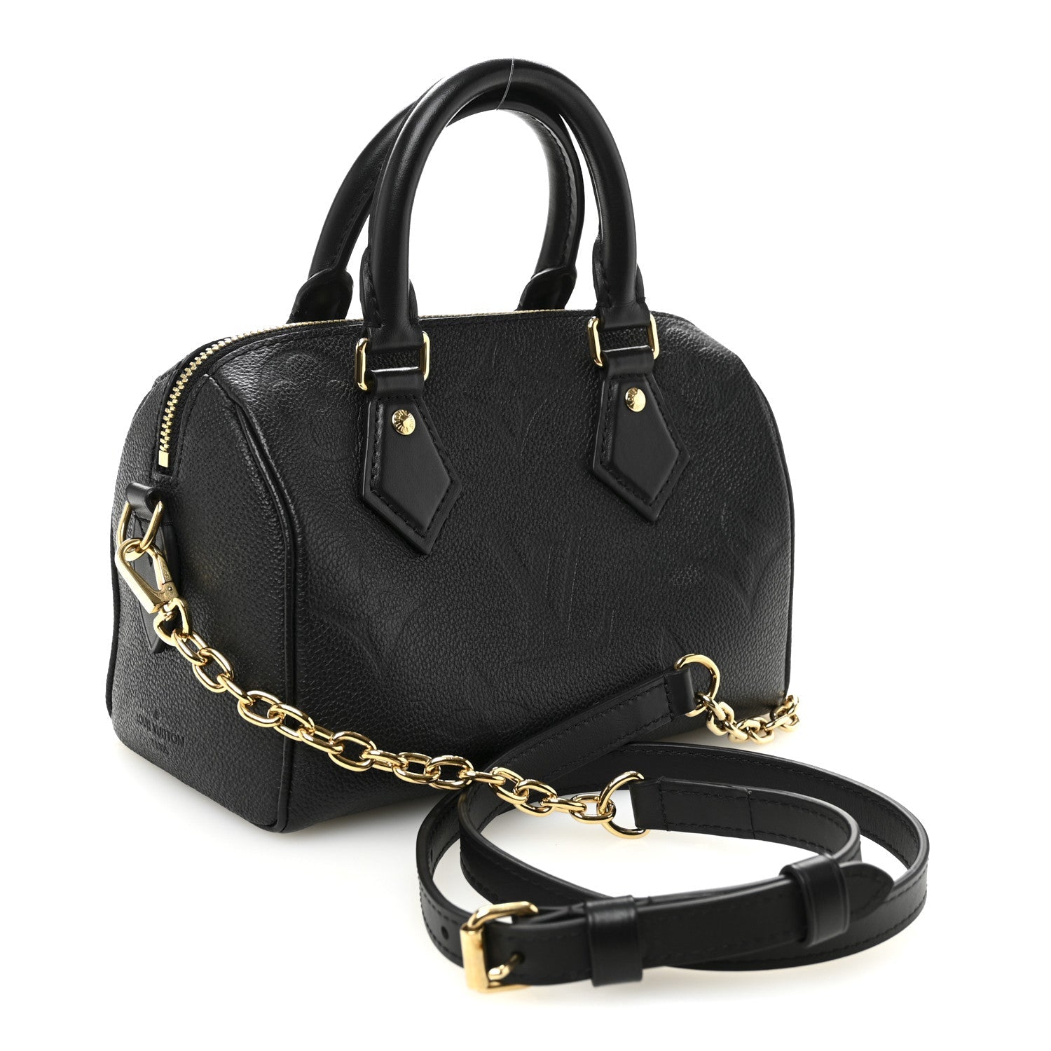 Empreinte Monogram Giant Speedy Bandouliere 20 Black