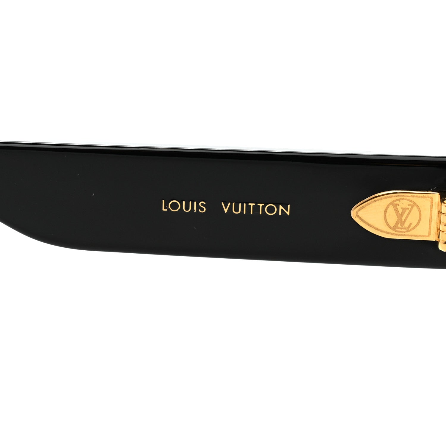 Acetate LV Circle Cat Eye Sunglasses Z2109W Black