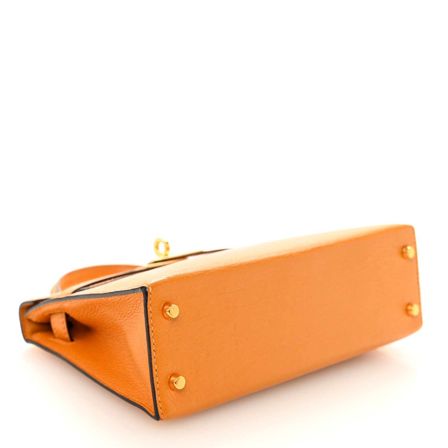 Chevre Mysore Mini Kelly Sellier 20 Jaune Ambre