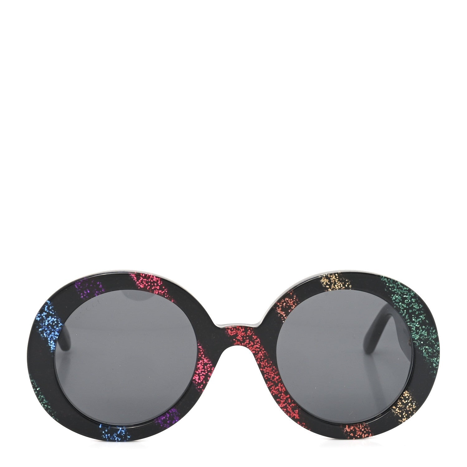 Acetate Round Glitter GG0319S Sunglasses Rainbow