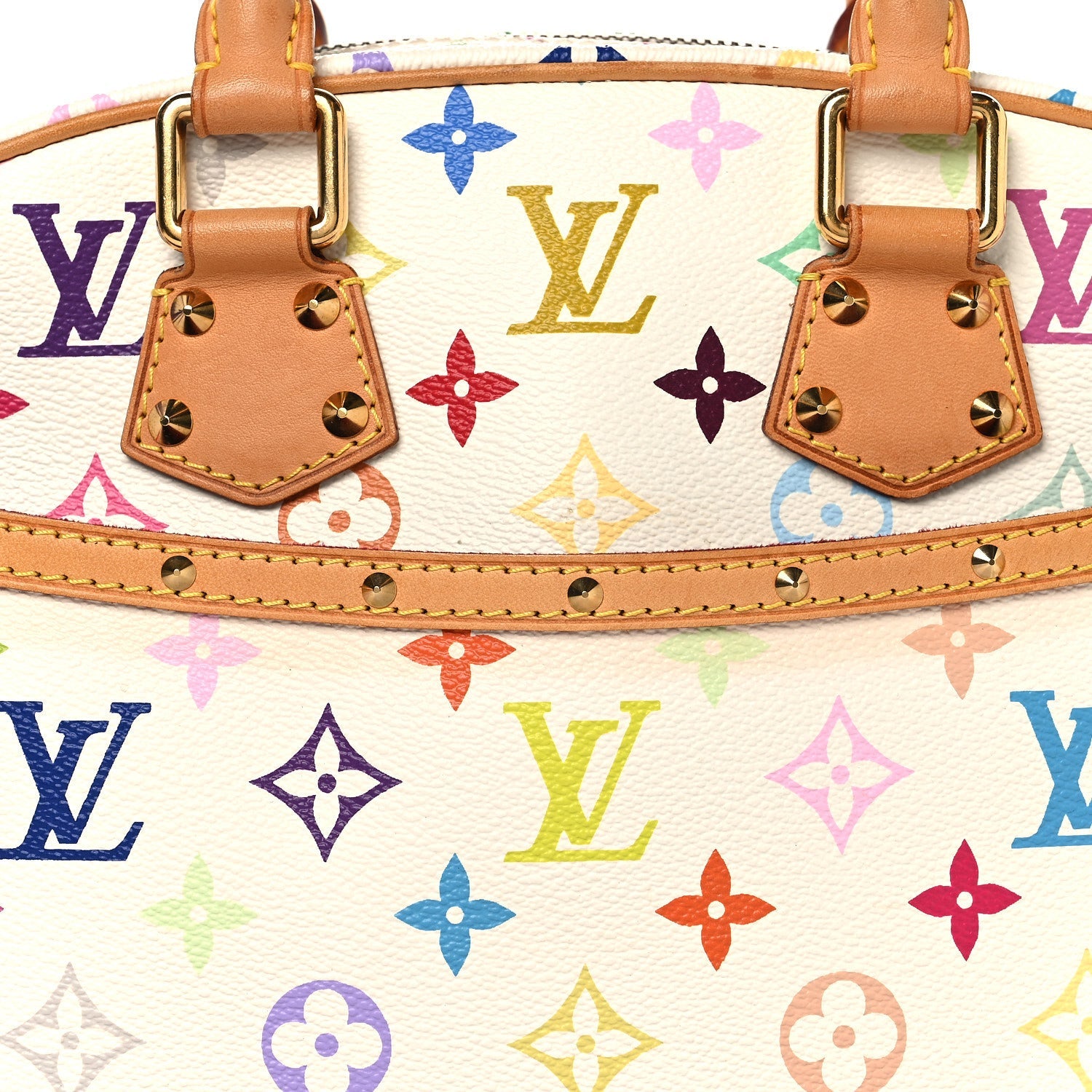 Monogram Multicolor Trouville White