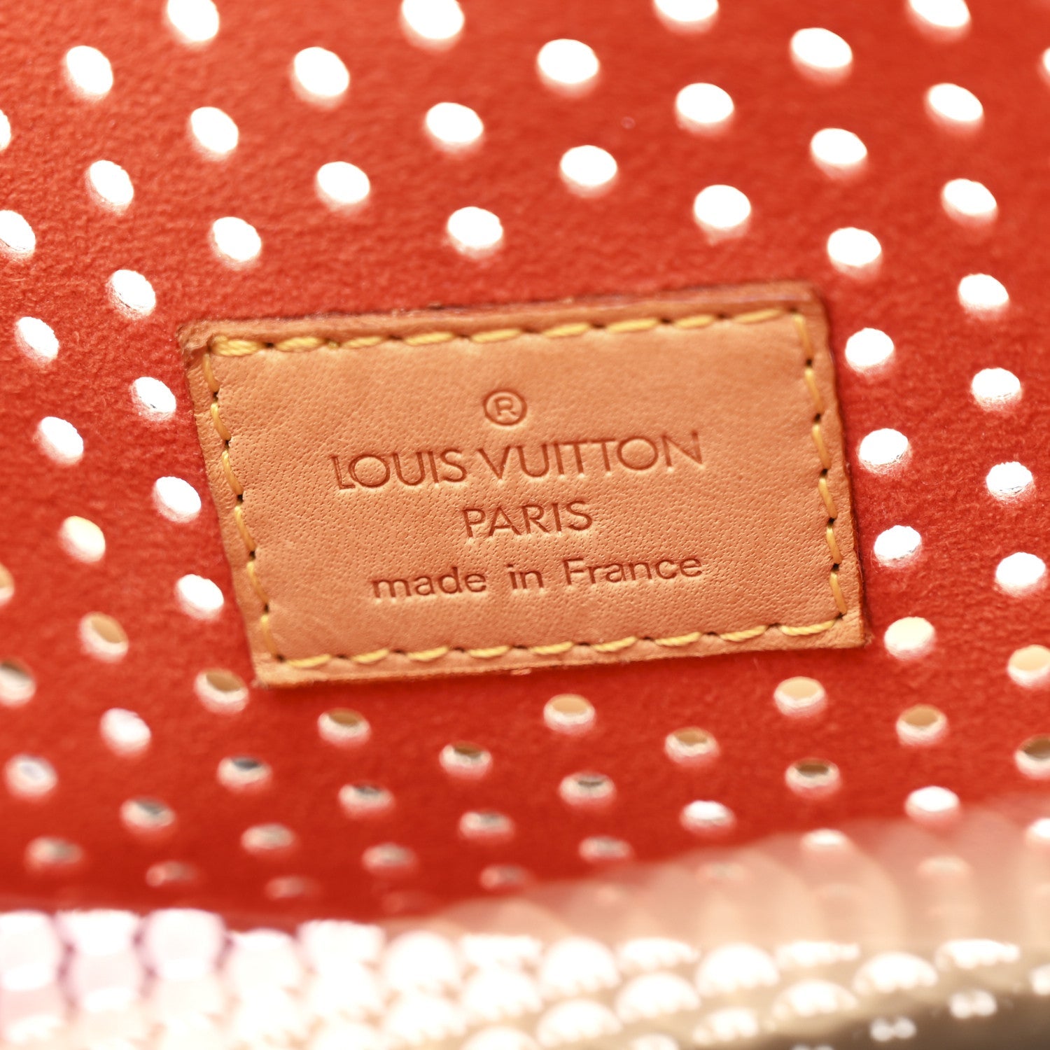 Monogram Perforated Speedy 30 Orange