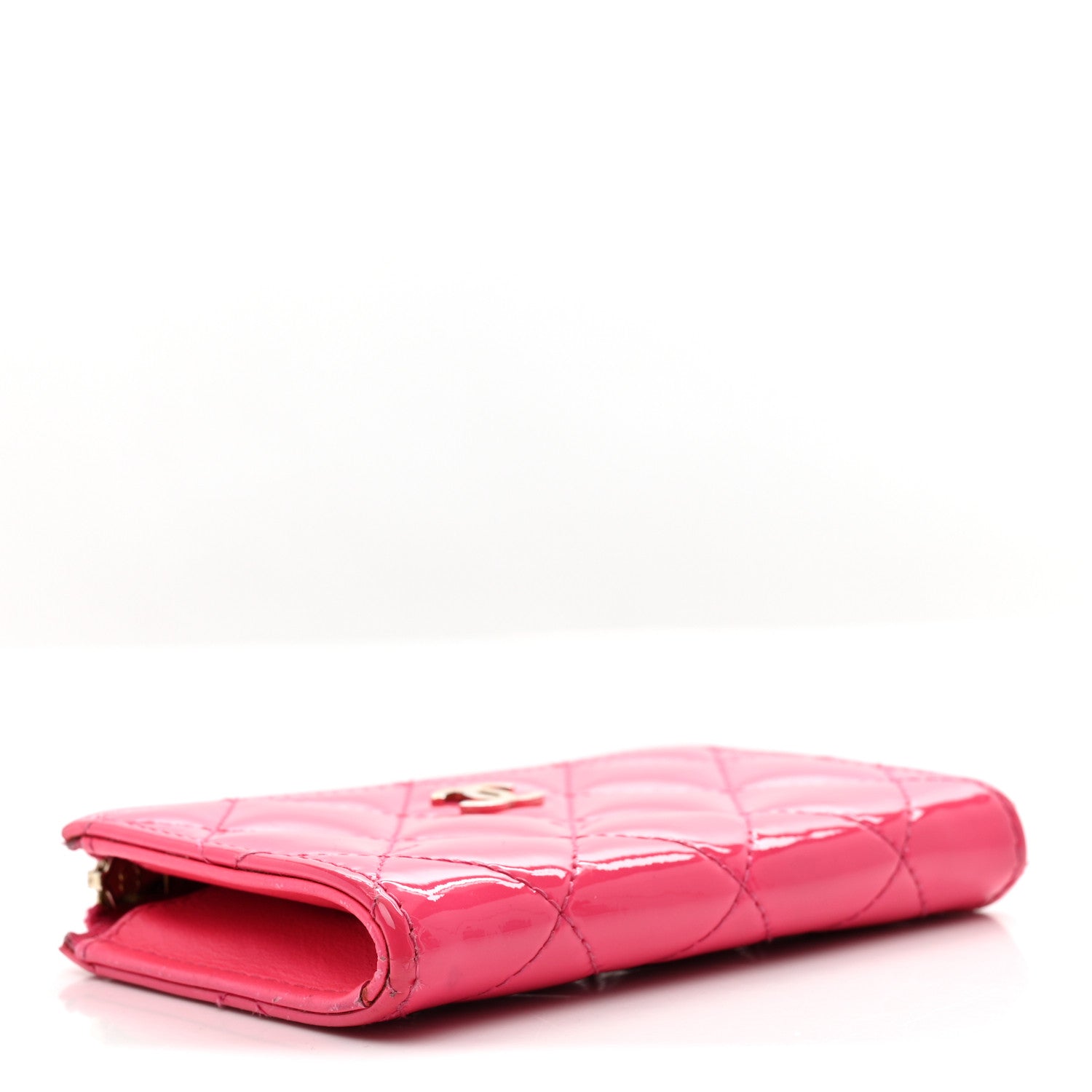 Patent Quilted Key Holder Case Pink