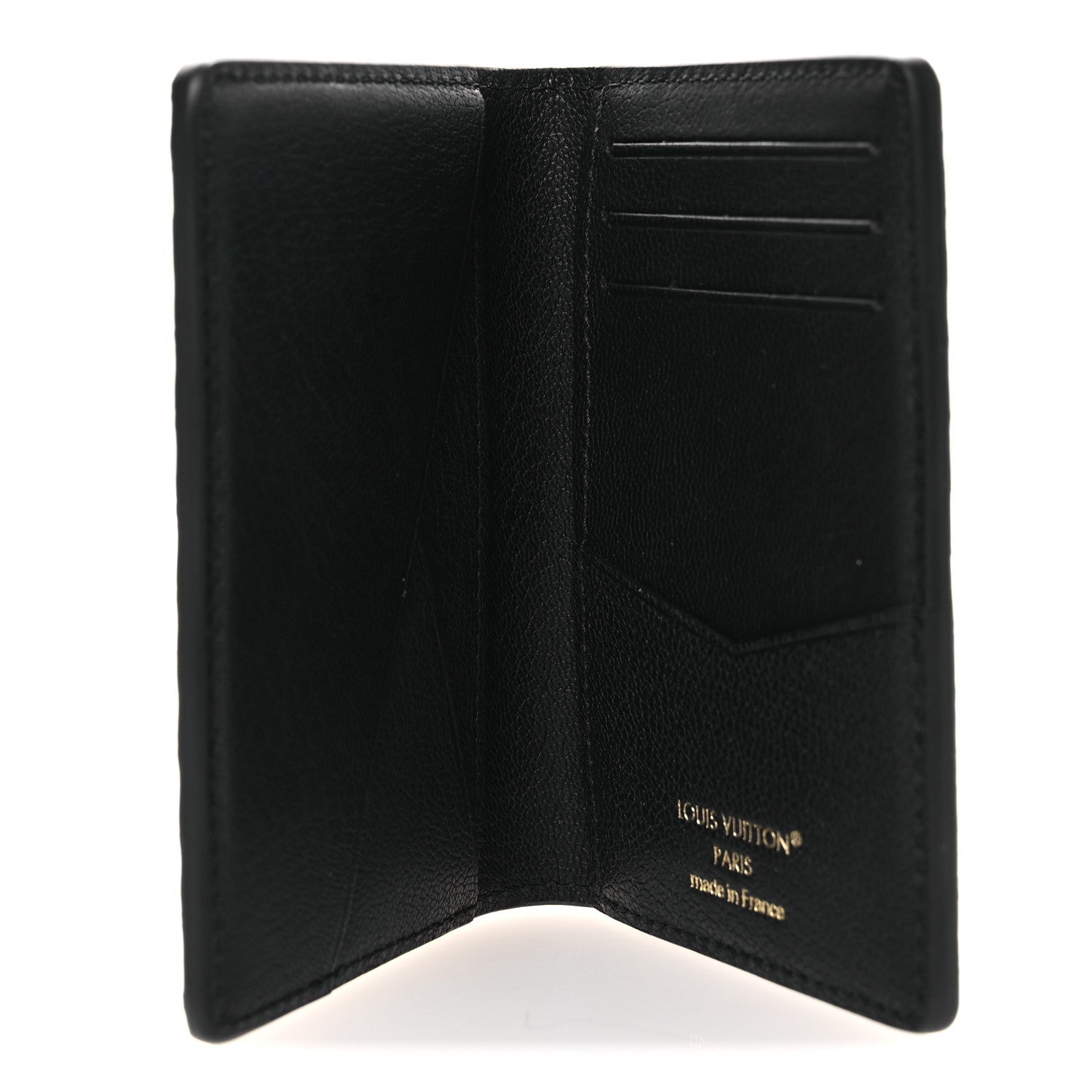 Snakeskin Monogram Carbone Pocket Organizer NM Black
