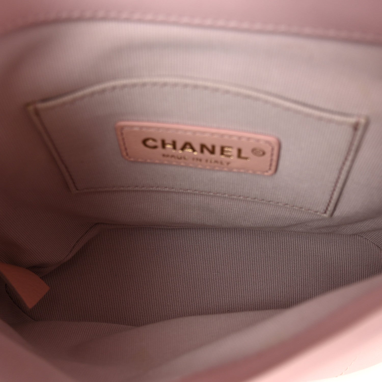 Calfskin Quilted Pearl Small About Pearls Hobo Bag Light Pink